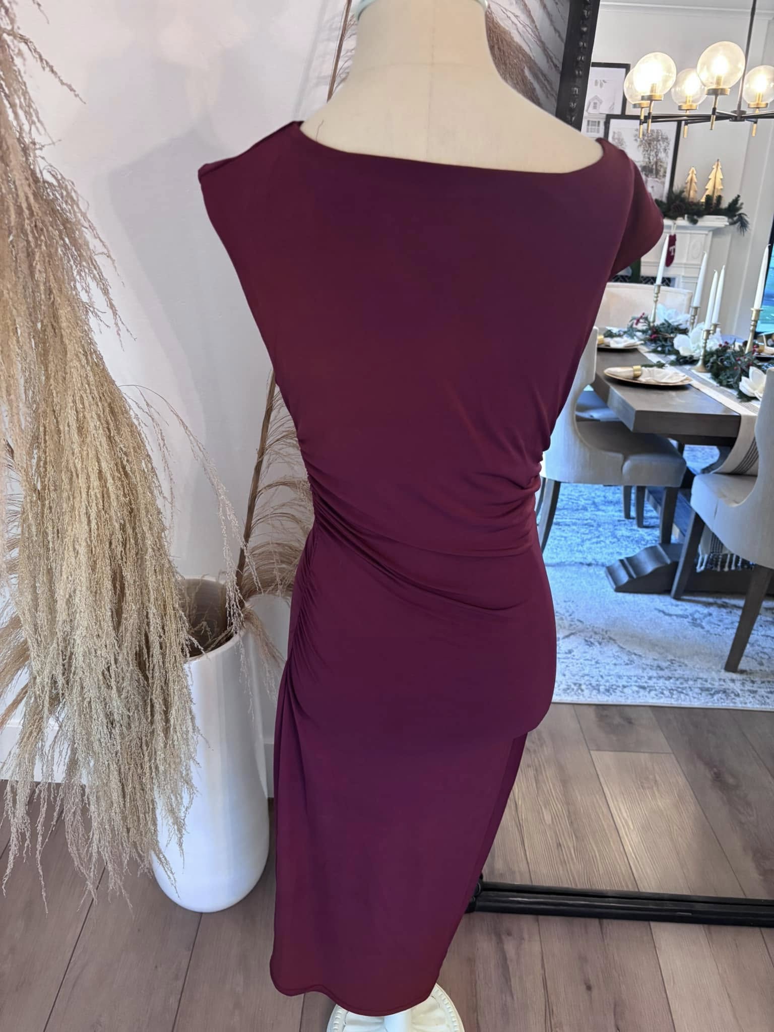 Maroon Long Dress