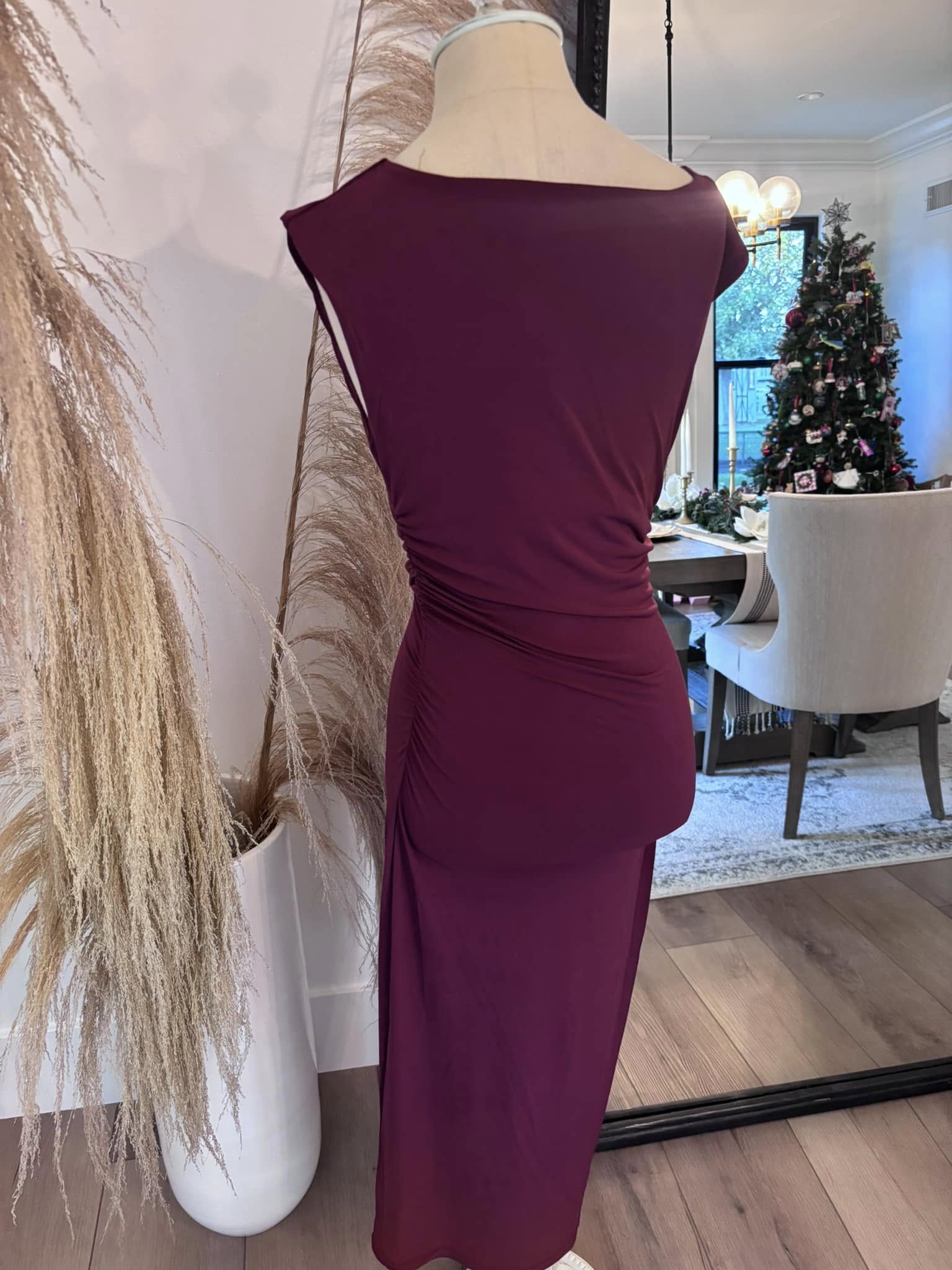 Maroon Long Dress