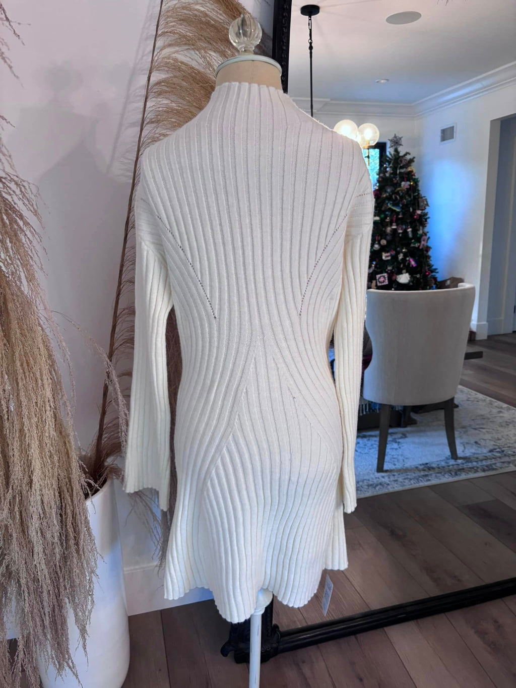 White Sweater dress