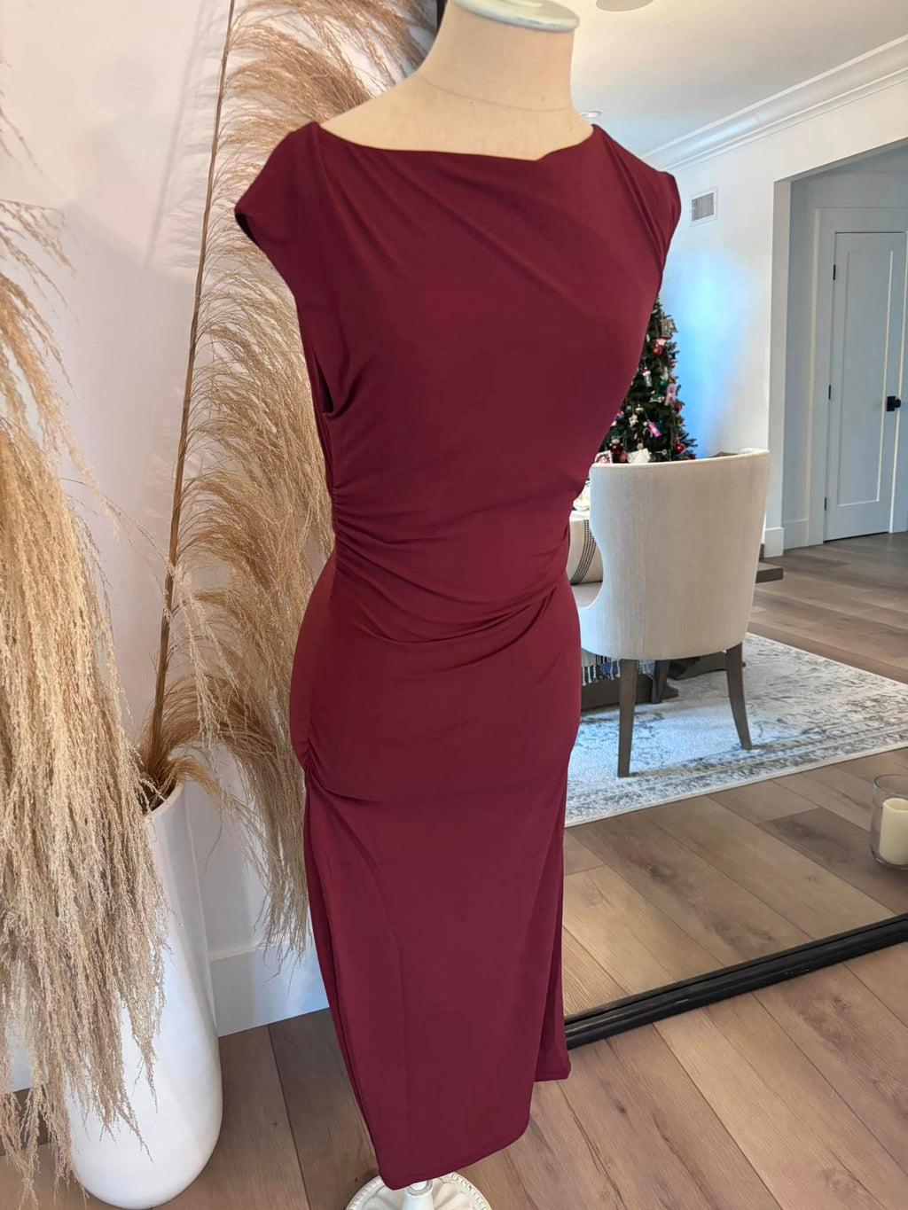 Maroon Long Dress