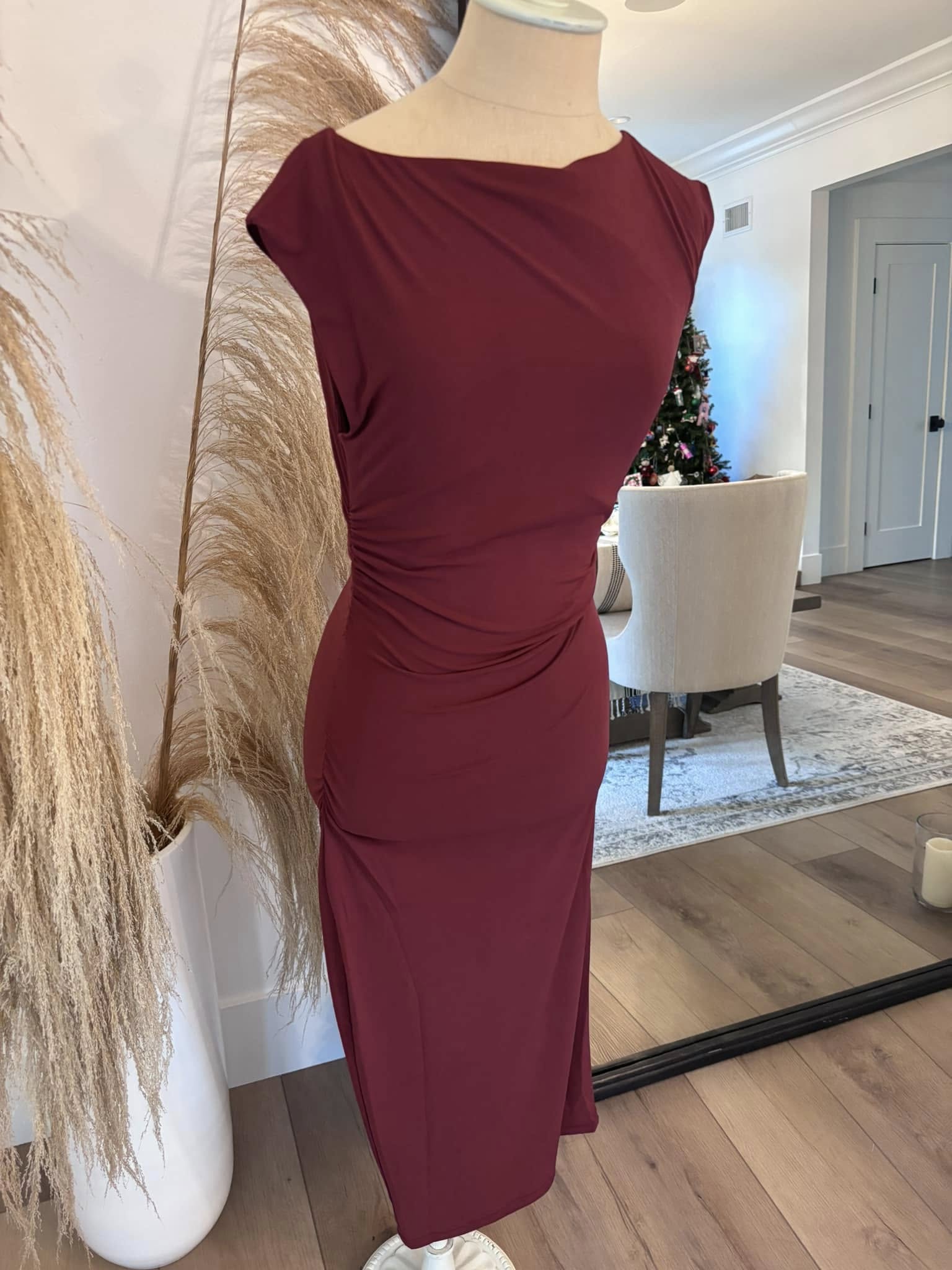 Maroon Long Dress