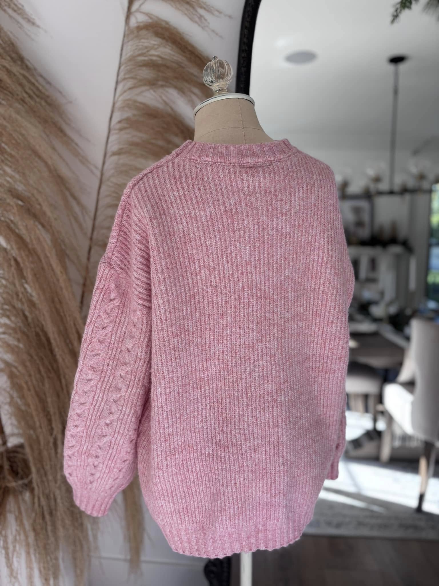 Pink Lily Sweater