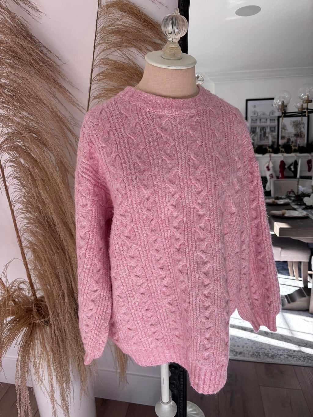 Pink Lily Sweater