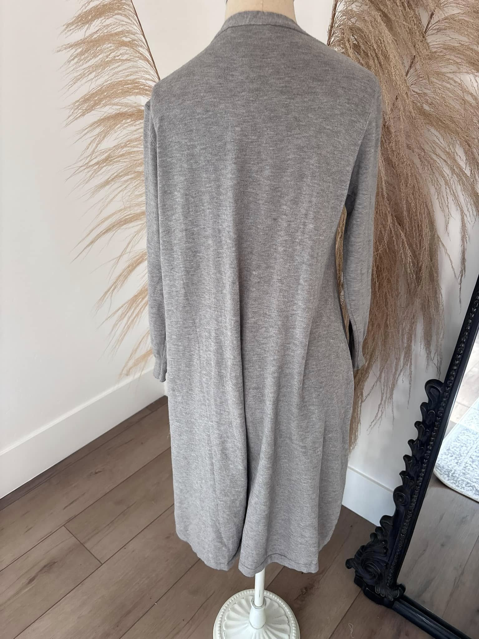 Long Sleeve Gray Cardigan by Goodnight Macaroon