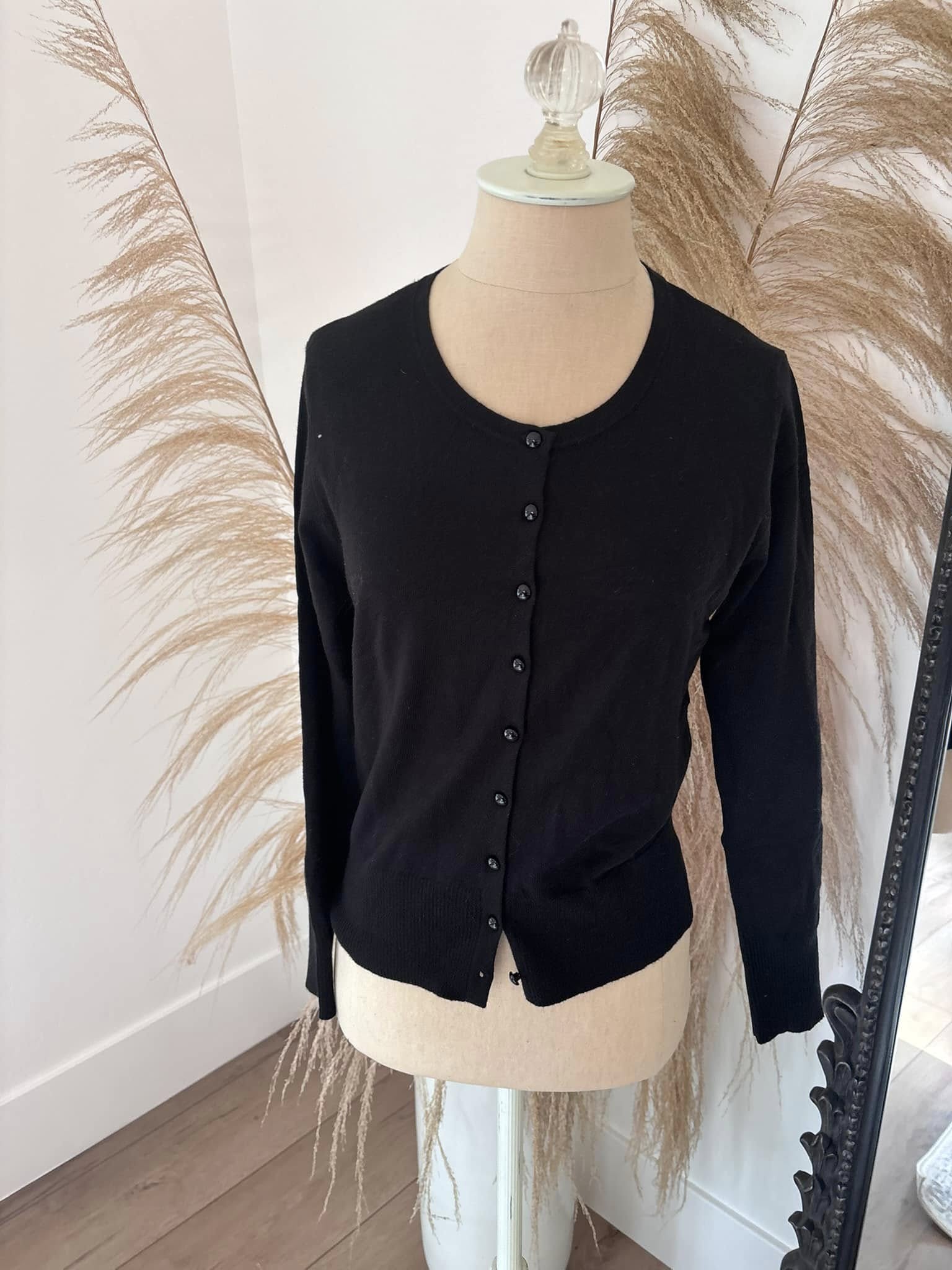 Newshows Black Cardigan