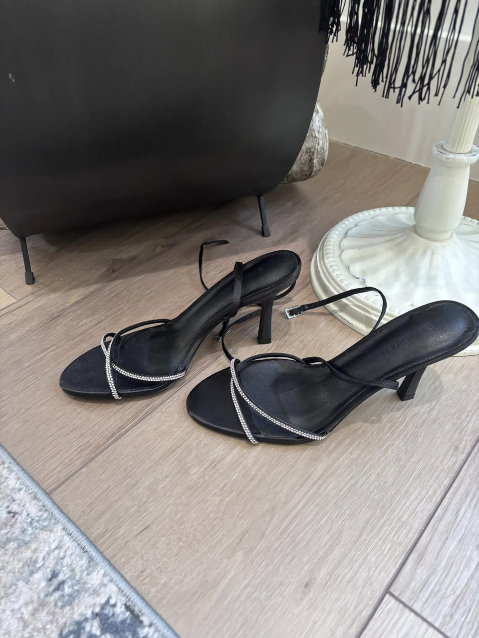 Billini Heels with Rhinestones (Size 8)