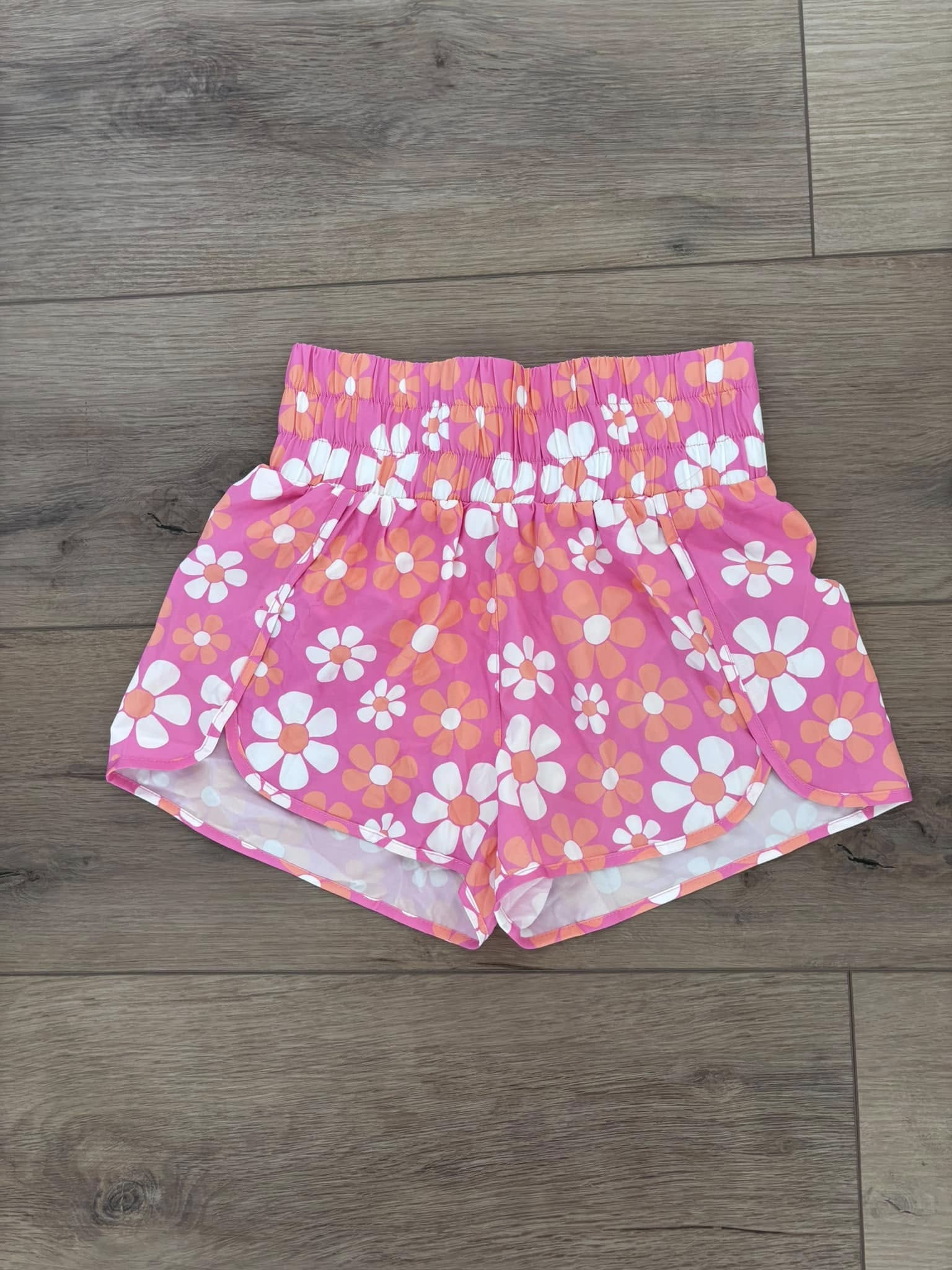 Floral Flowy Shorts by Pink Lily