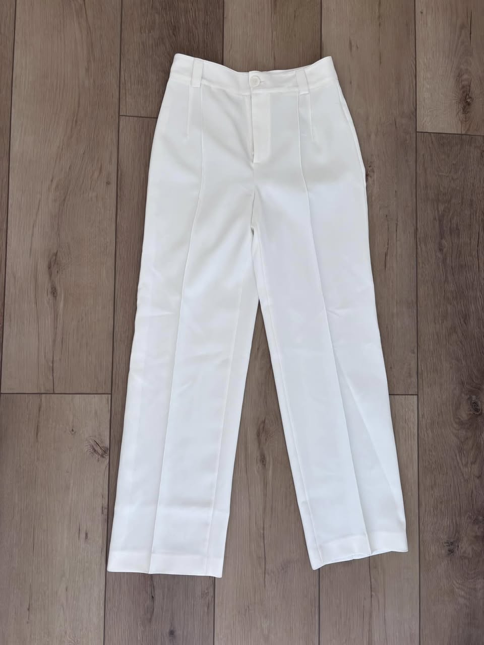 Zara White Linen Pants
