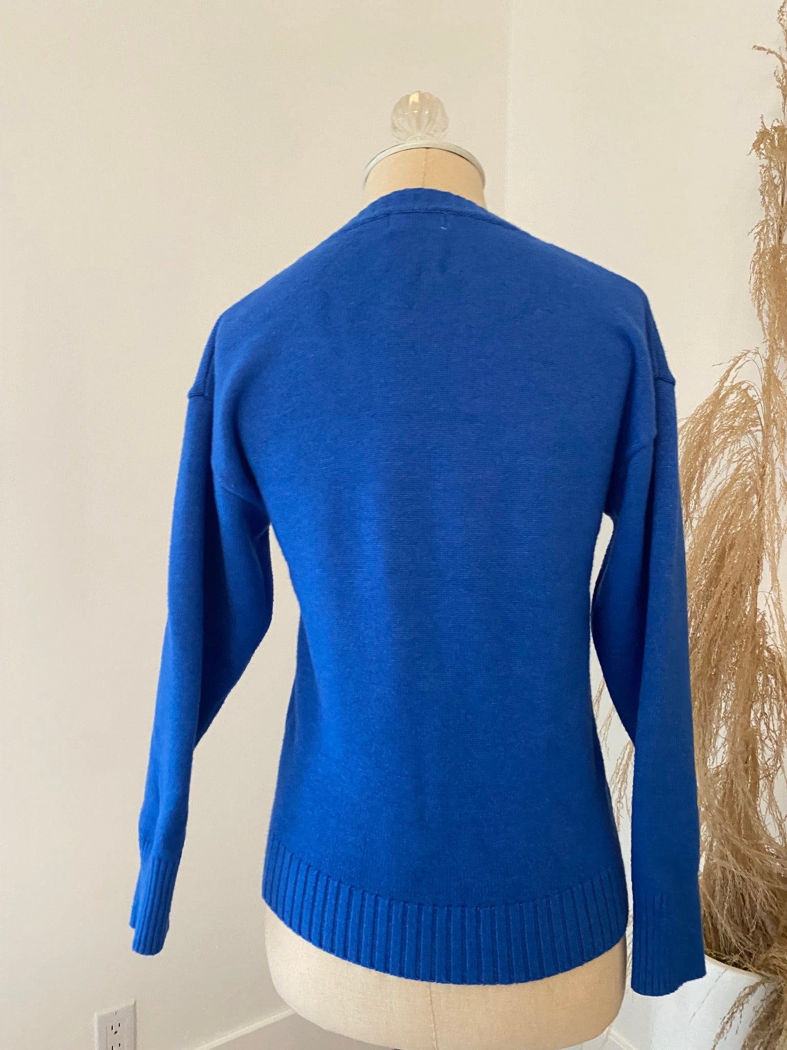 "Doing My Best" Blue Sweater