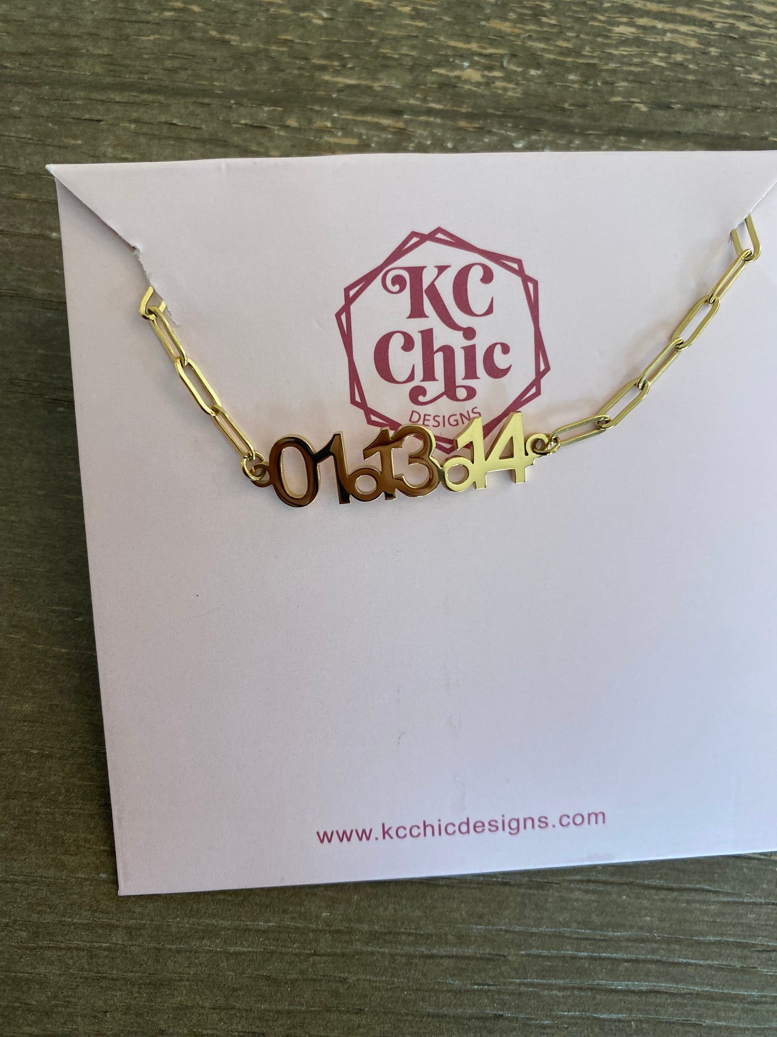 Necklace with Numbers