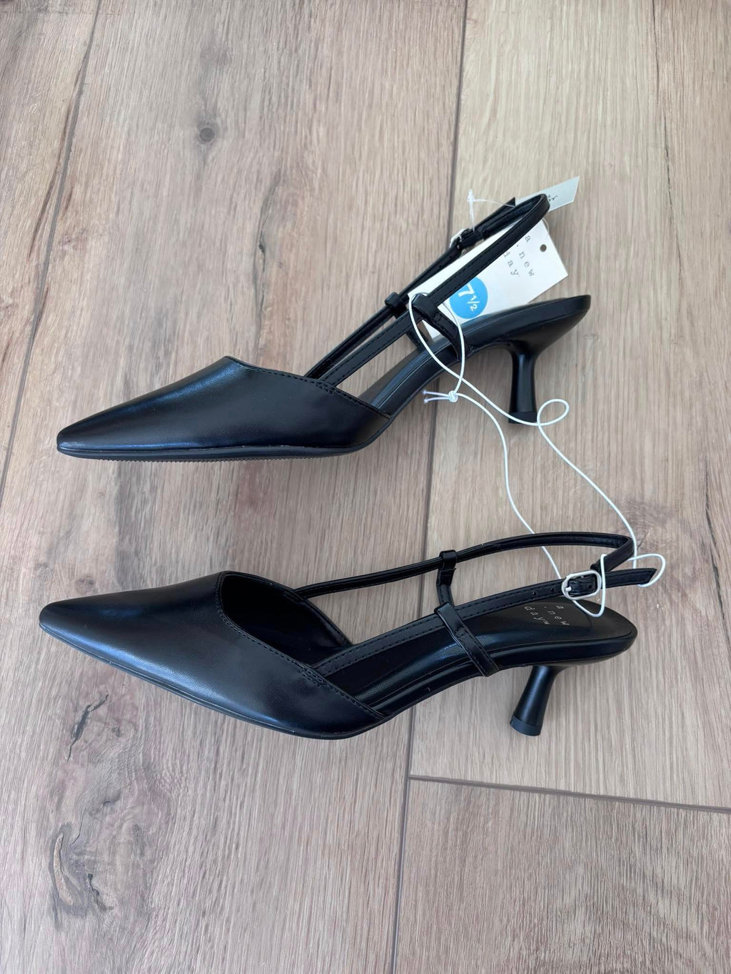 Target Black Kitten Heels (Size 7.5)