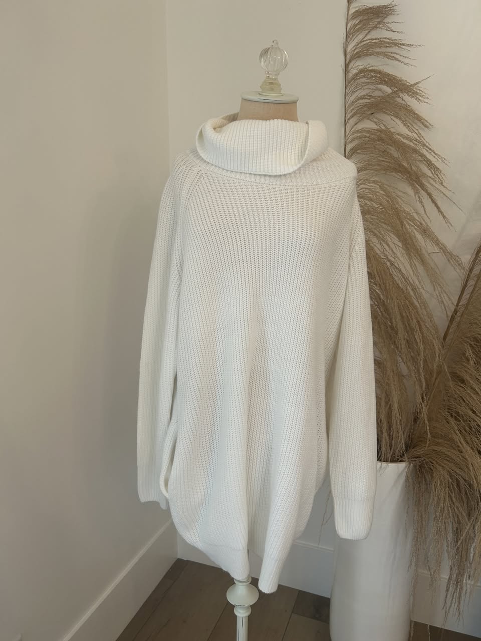 White Loose Fitted Dress