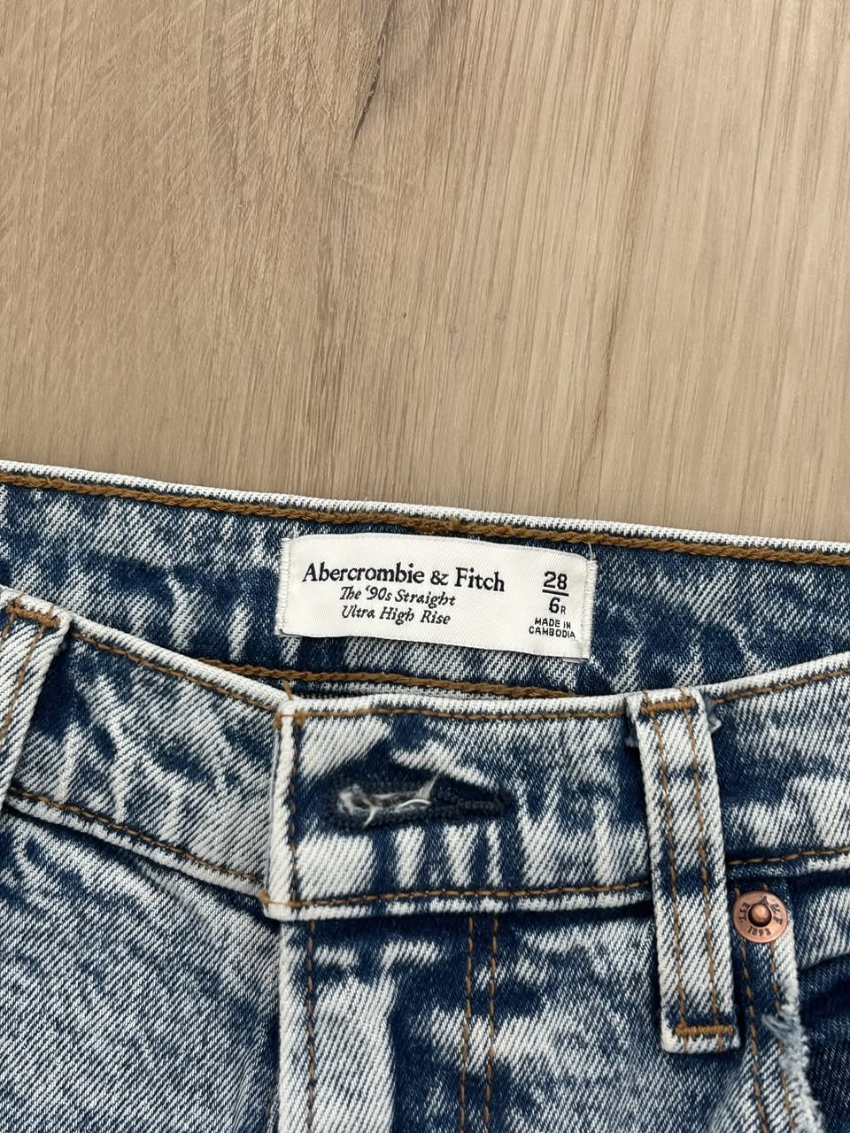 90's Straight Ultra High Rise Jean