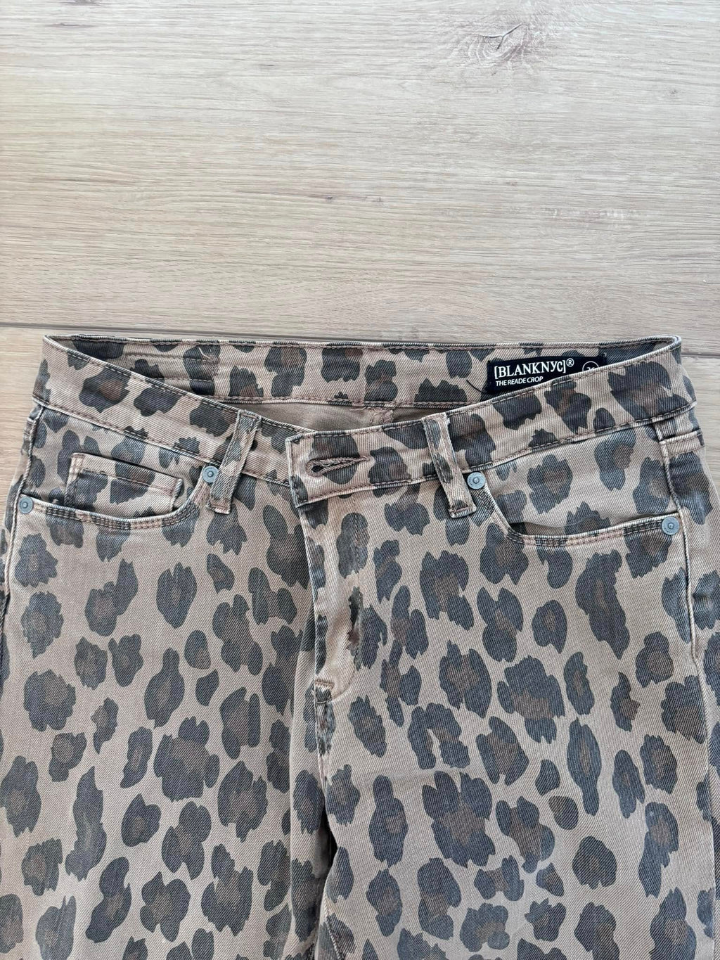 The Reade Skinny Crop Cheetah Jeans
