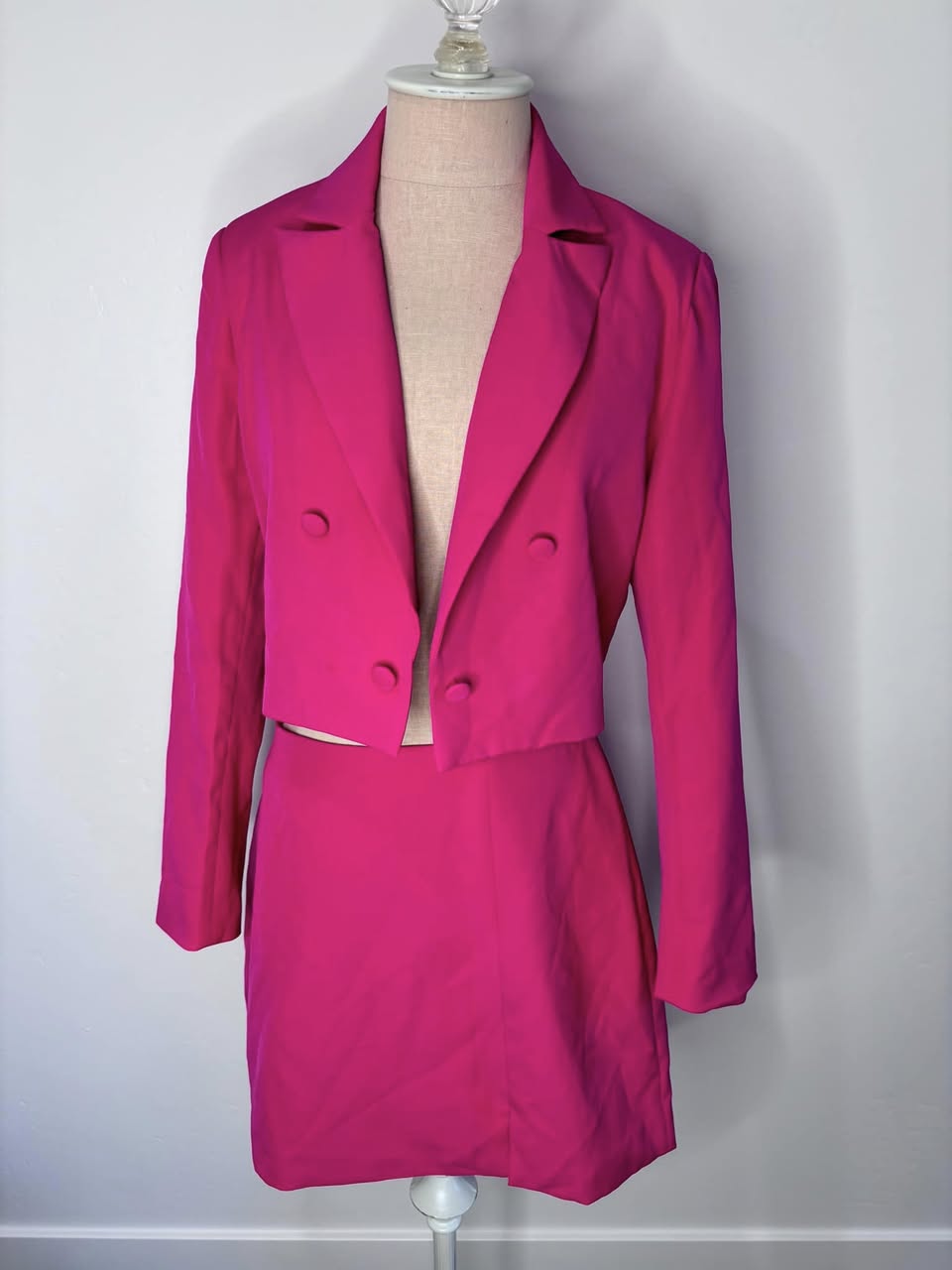 Pink Lily Blazer Set
