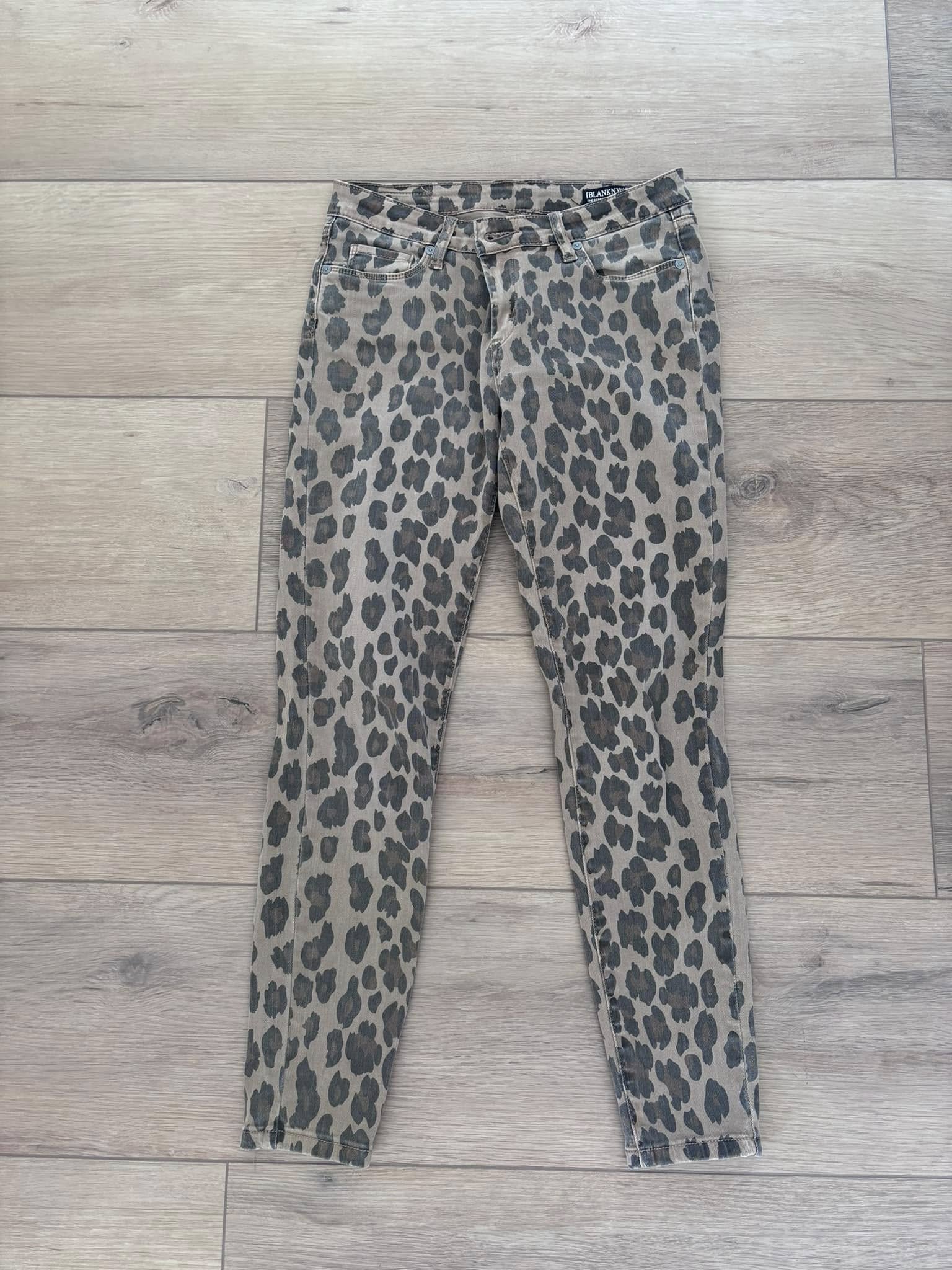The Reade Skinny Crop Cheetah Jeans