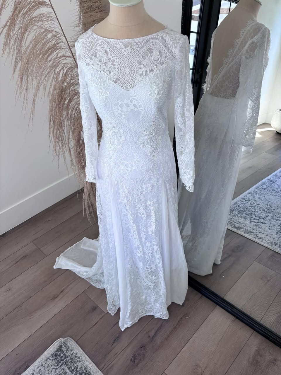 Formal Long White Dress (wedding)