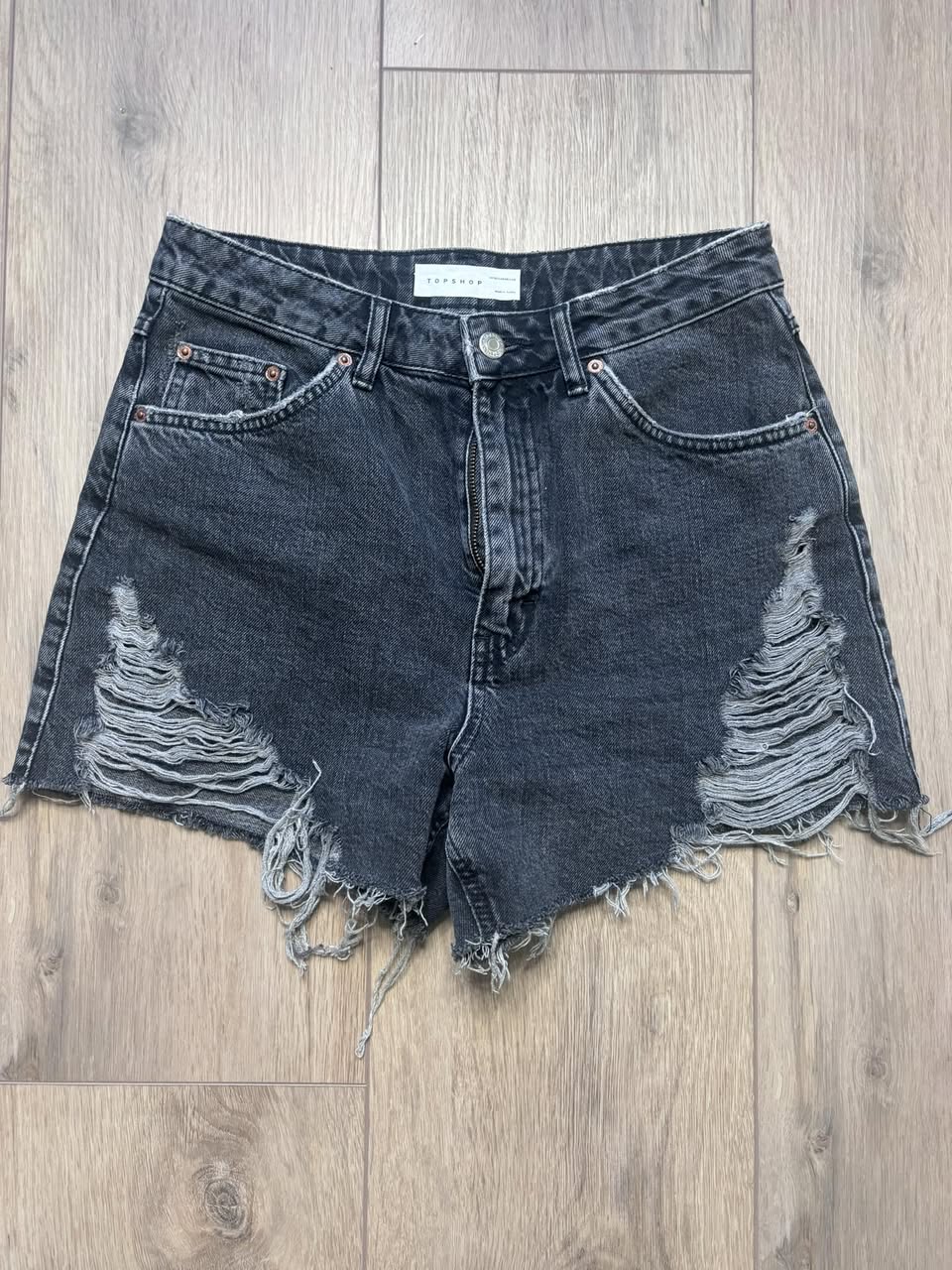 Top Shop - Black Jean shorts - Size 6