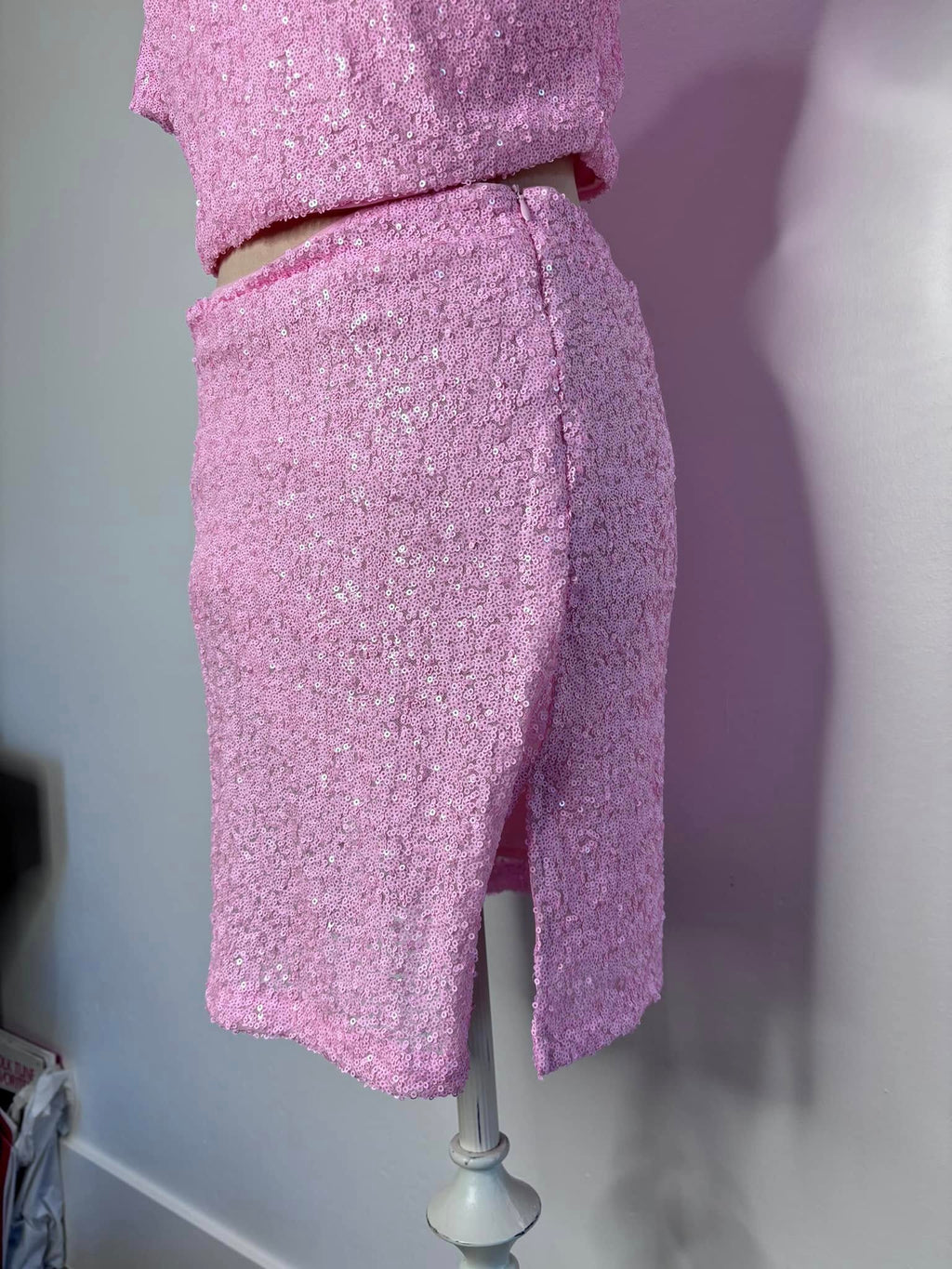 Pink Lily Sequin Set