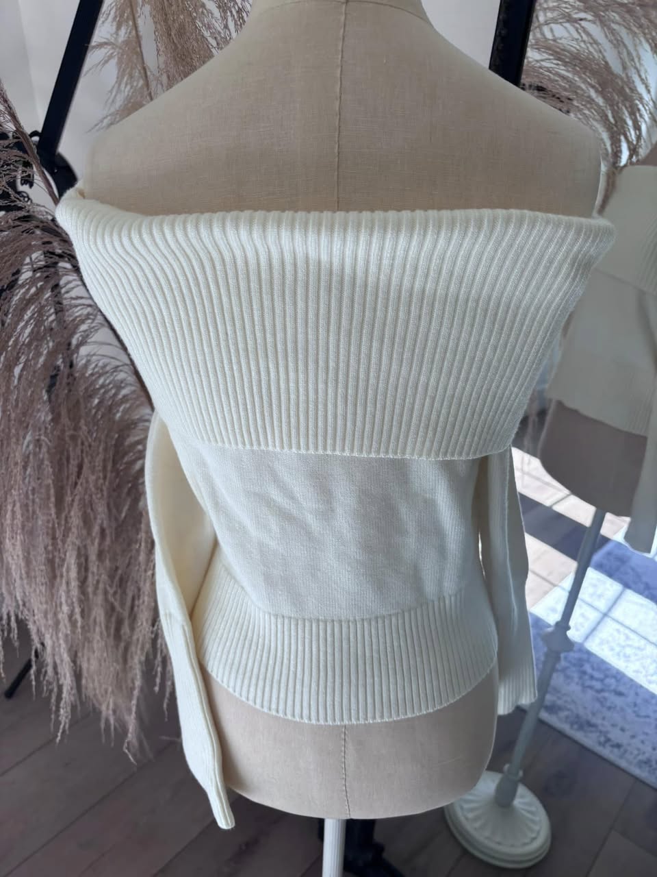 White Off the Shoulder Top