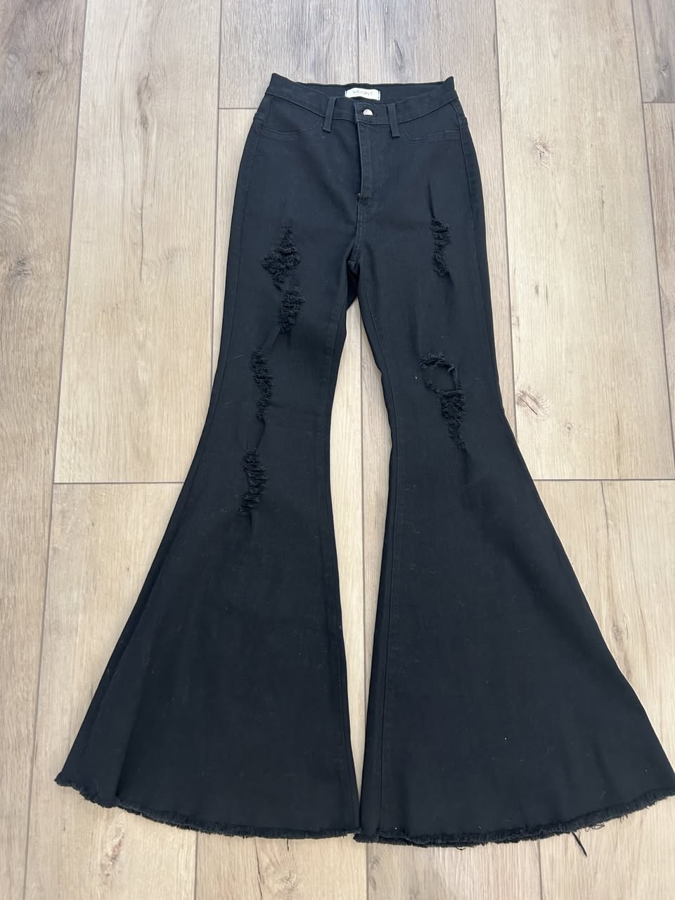 Black Flared Jeans