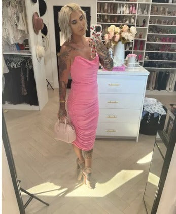 Strapless Pink Dress
