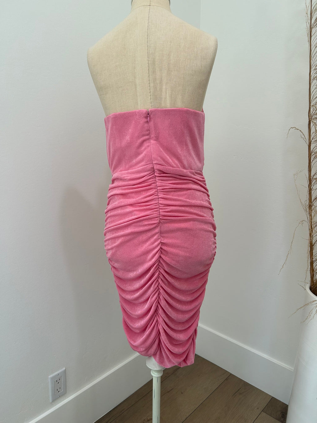 Strapless Pink Dress