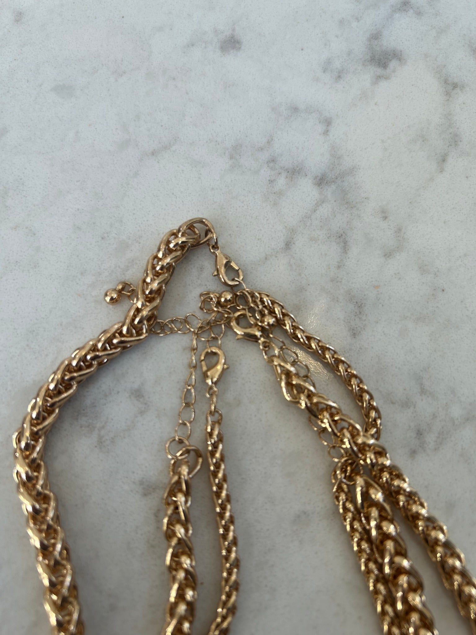 3 Layered Gold Chains