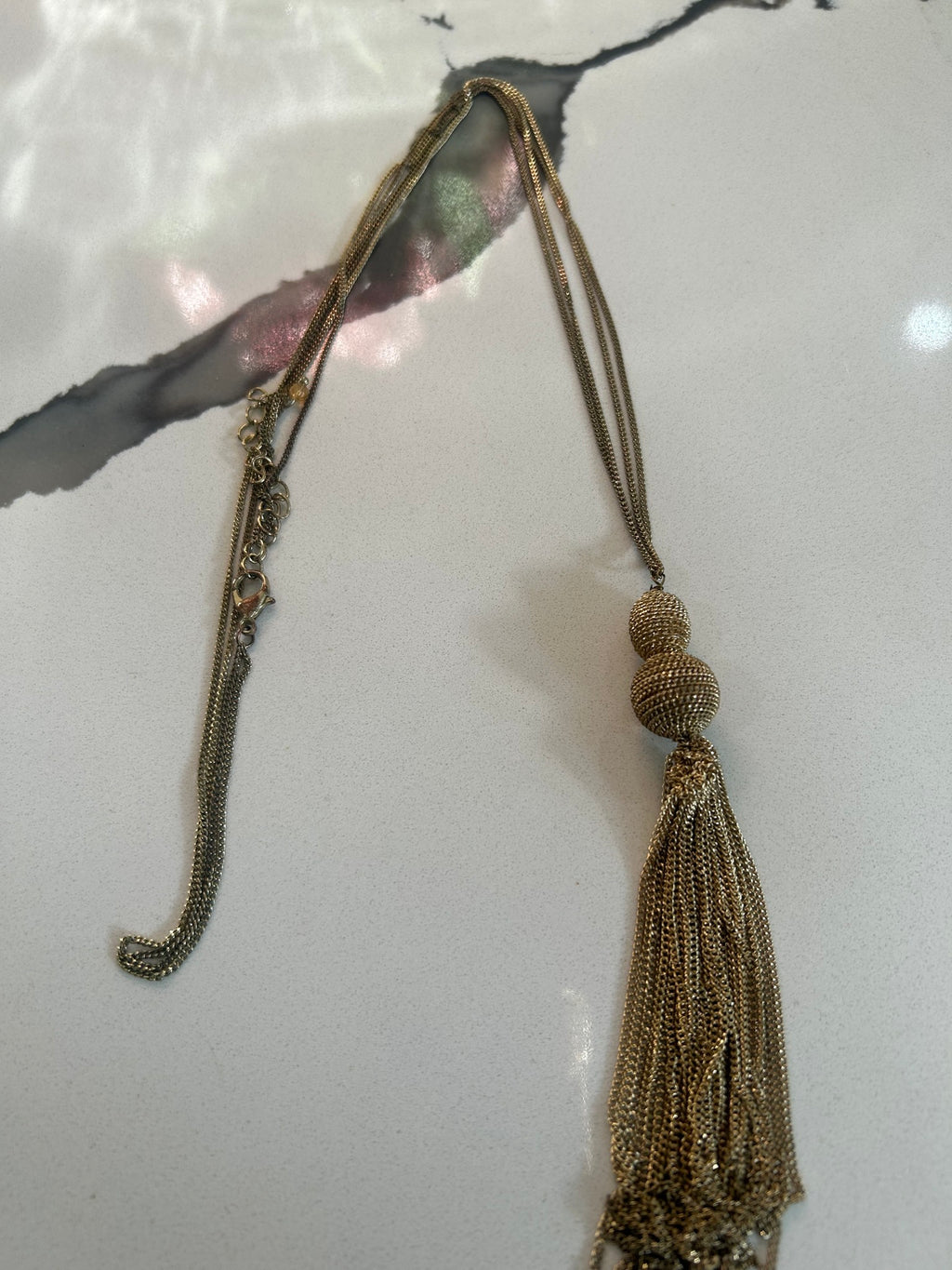 Long Gold Necklace