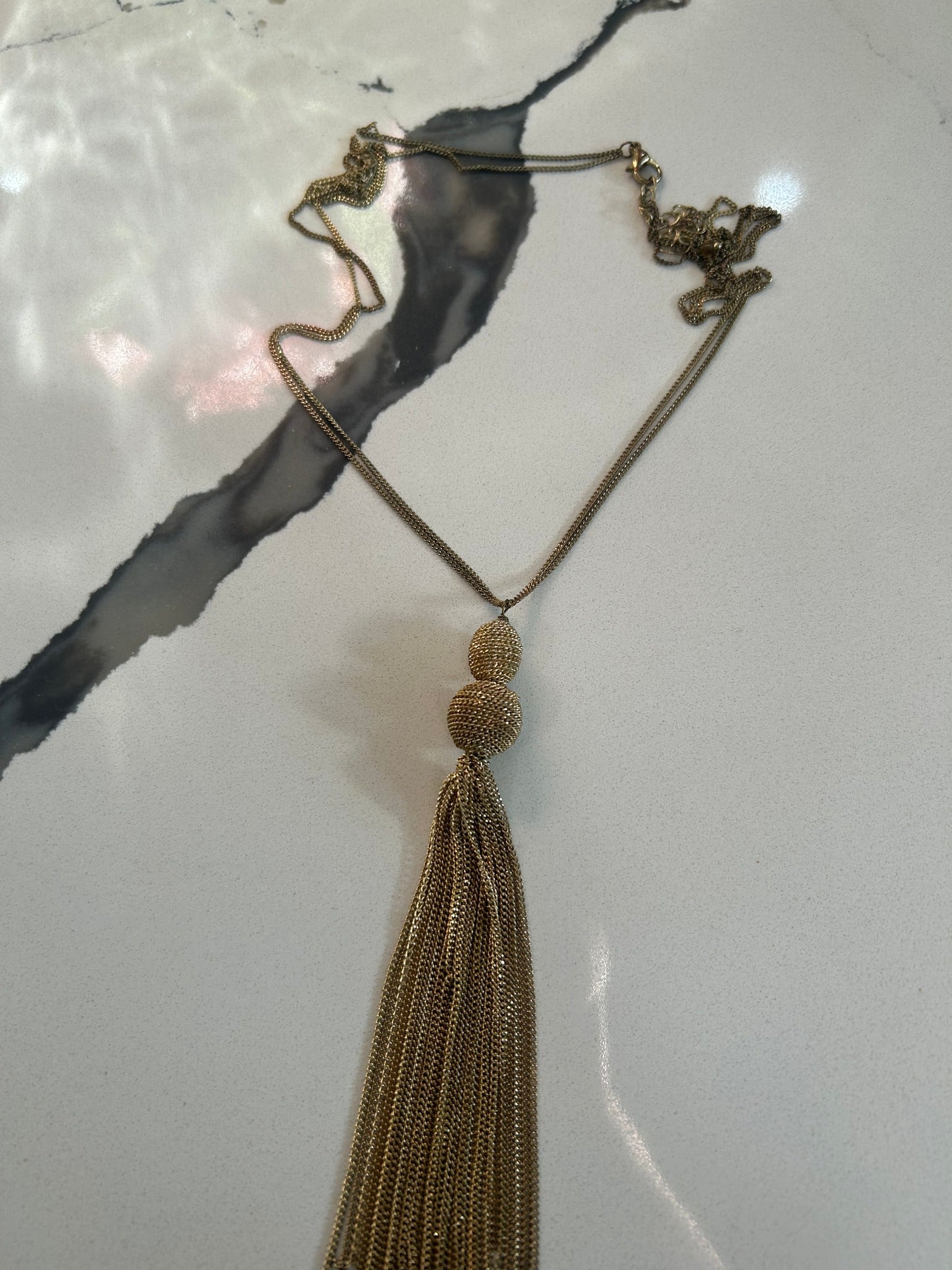 Long Gold Necklace