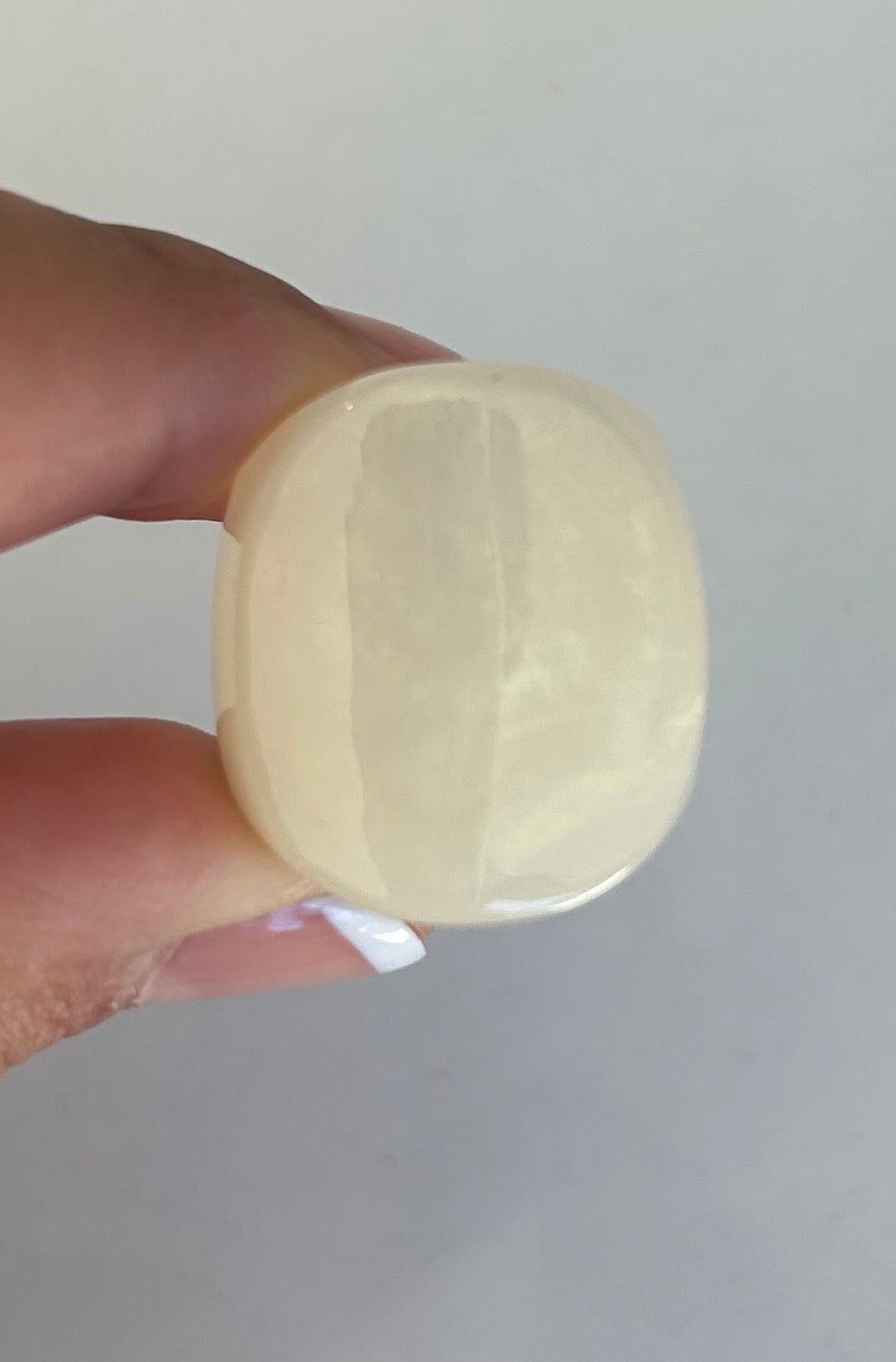 White Marble Resin Ring