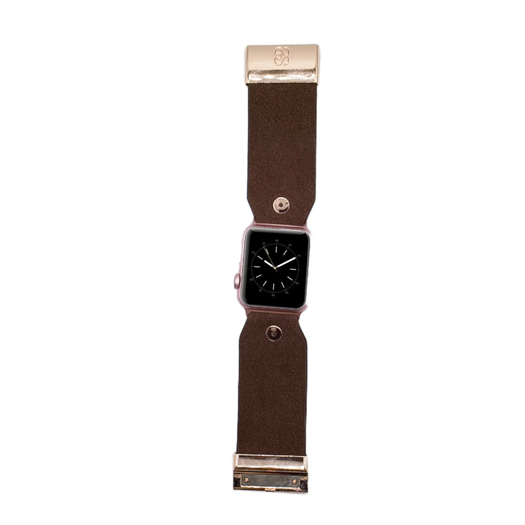 Chocolate Suede Watchlet by Spark*l Bands