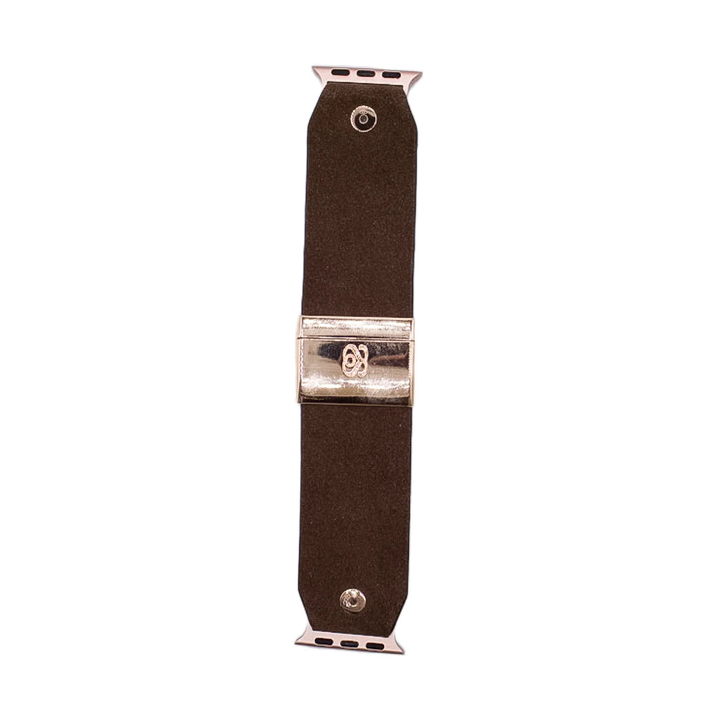 Chocolate Suede Watchlet by Spark*l Bands