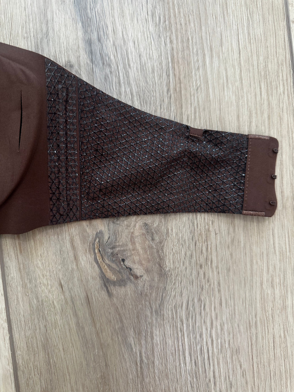 New Brown Cheetah Strapless Bra (Size Small)