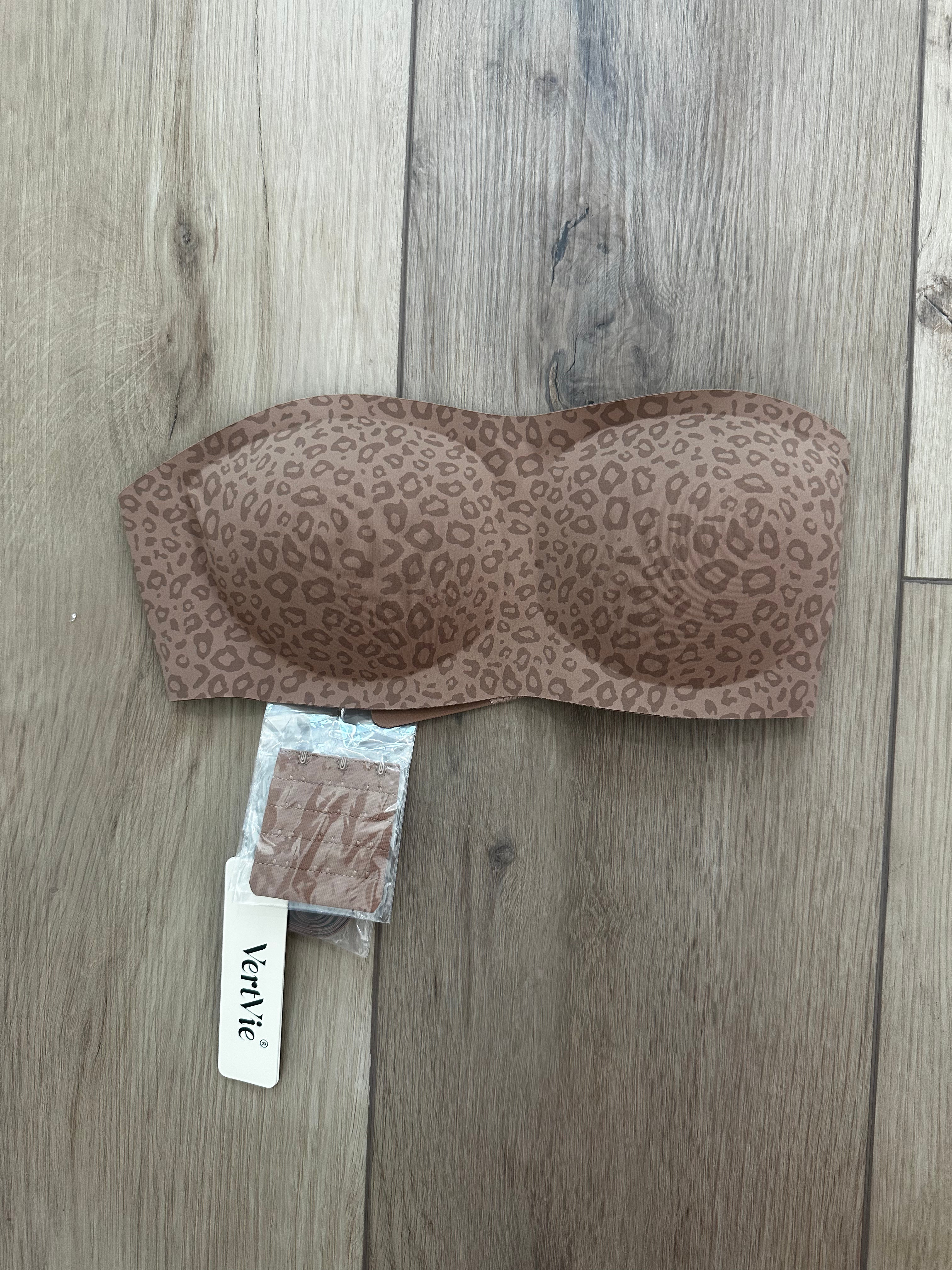 Light Brown Strapless Bra (Size Small)