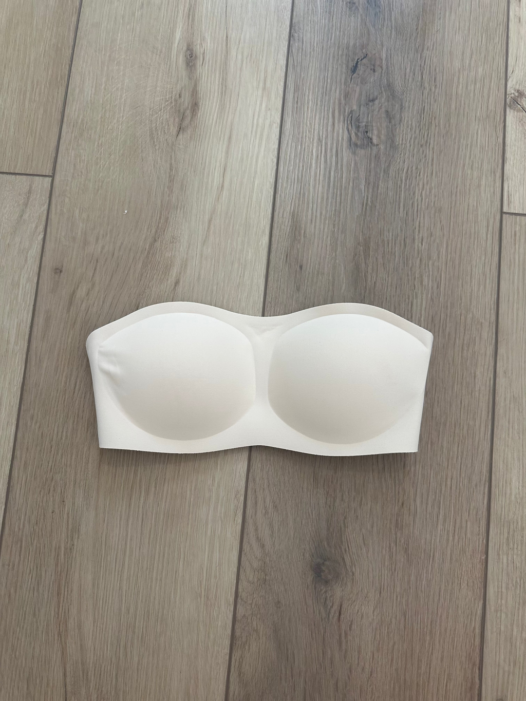 Beige Strapless Bra (Size Small)