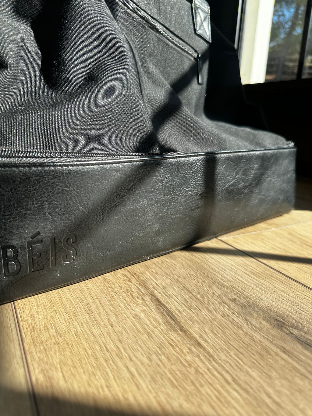 Used Beis Black Weekender Bag