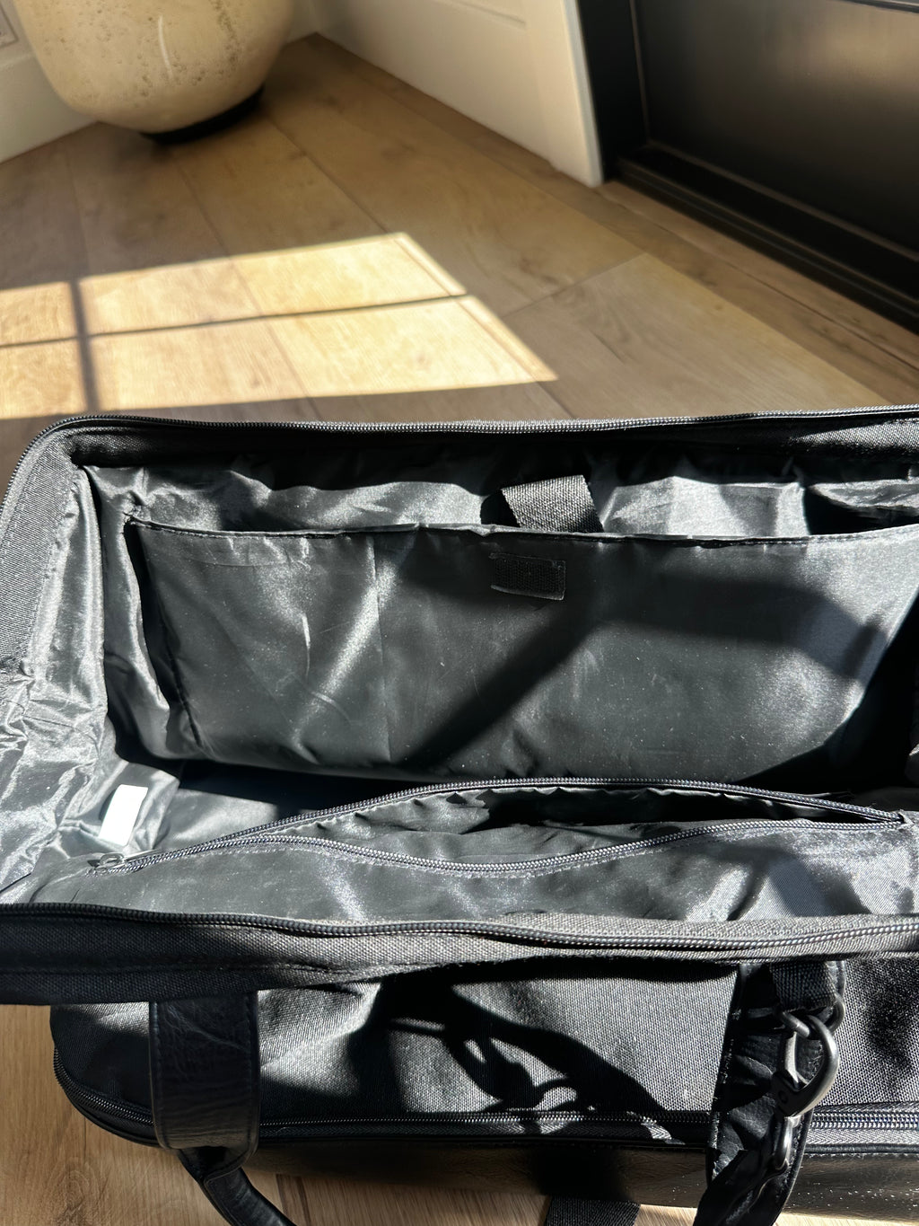 Used Beis Black Weekender Bag