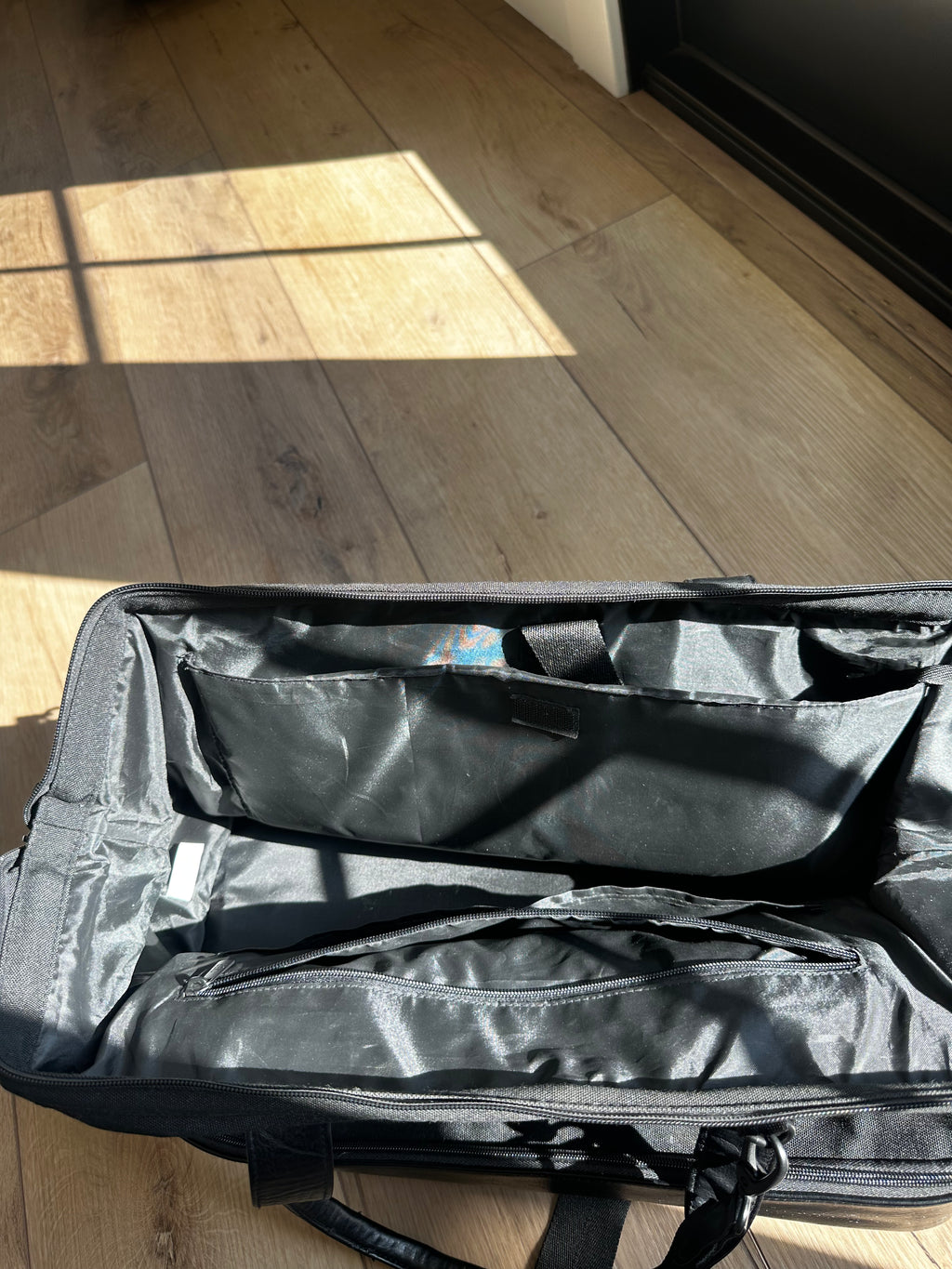 Used Beis Black Weekender Bag