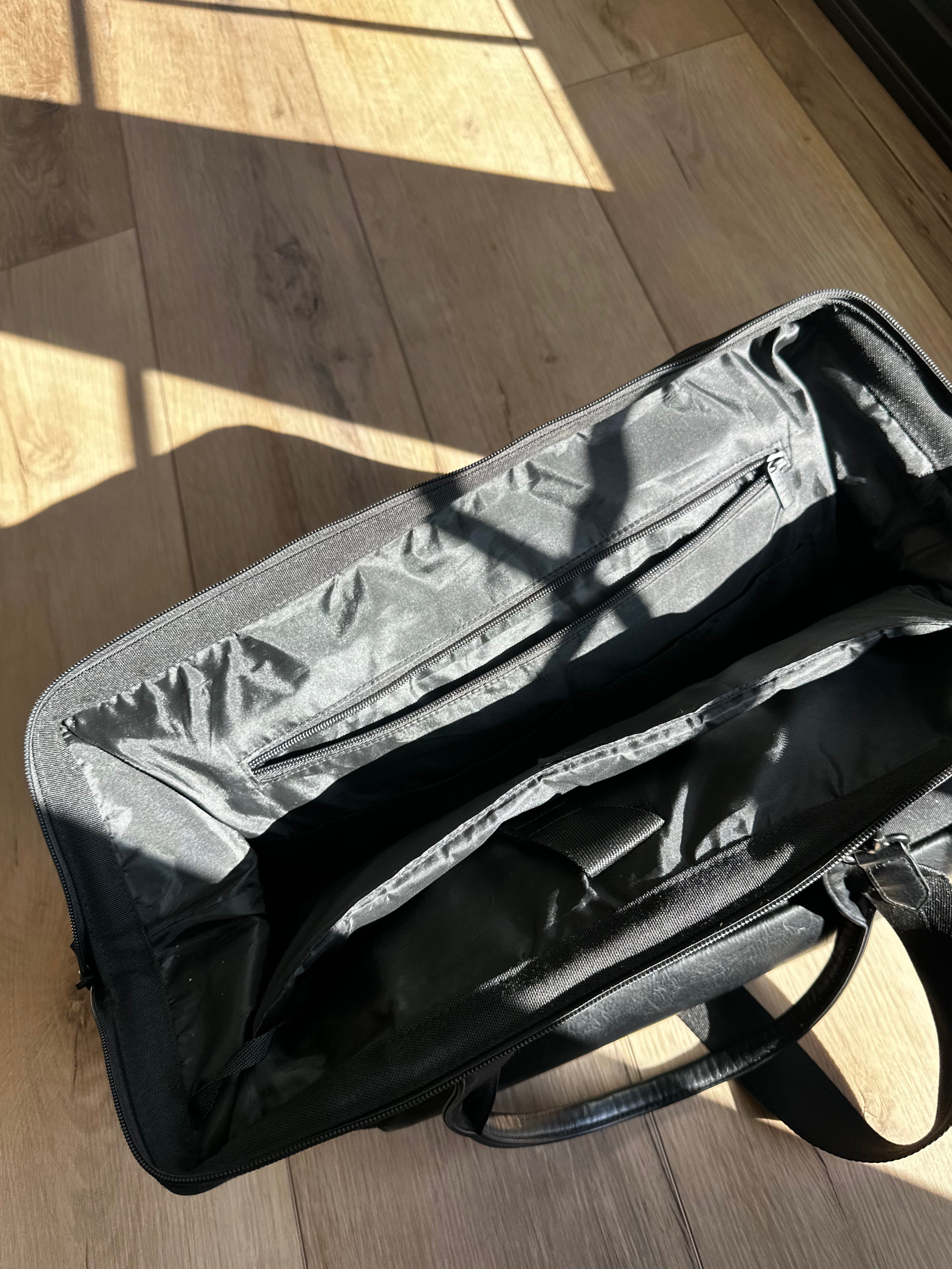 Used Beis Black Weekender Bag