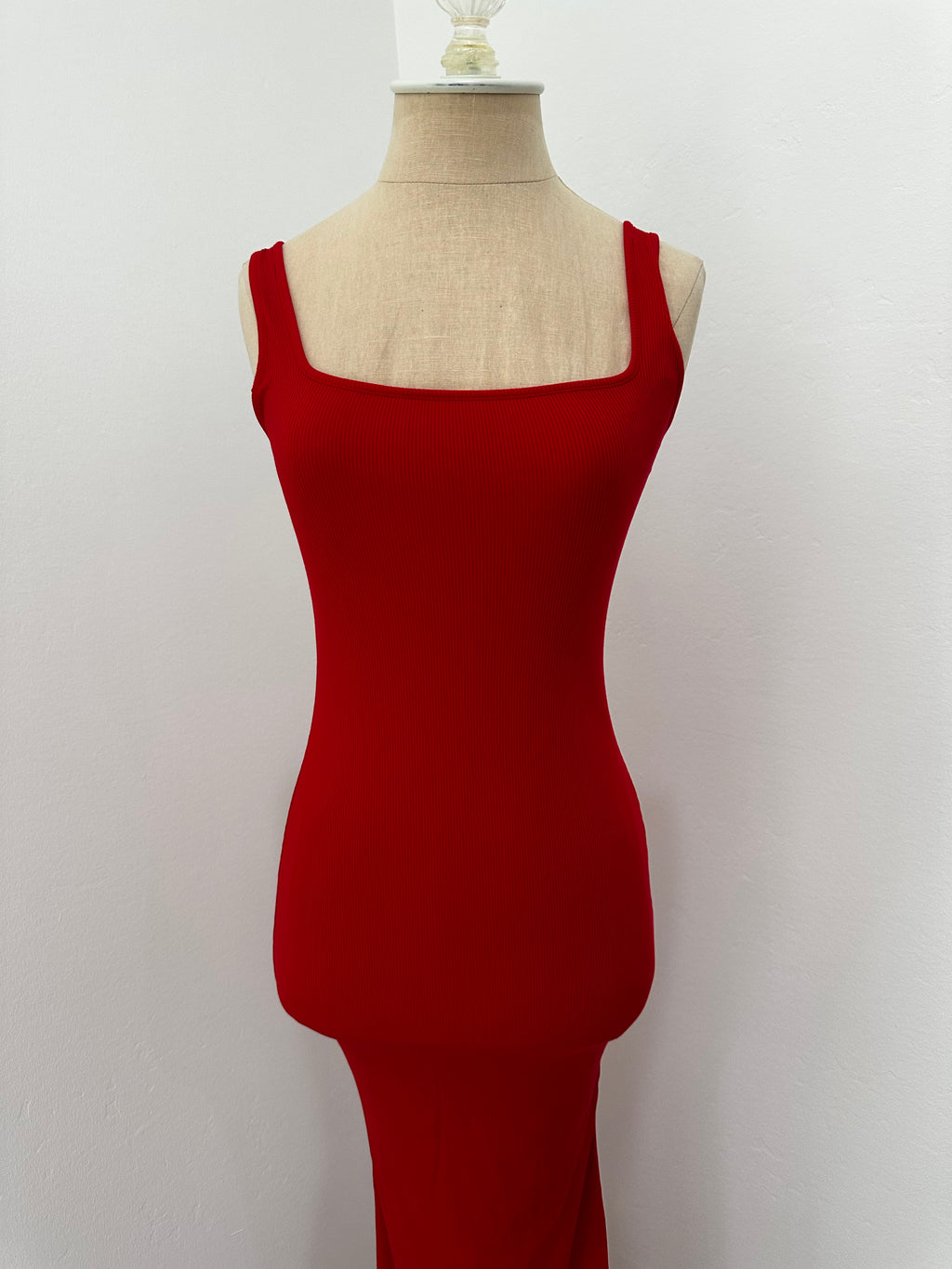 New Red Tank Maxi Dress (Size Small)