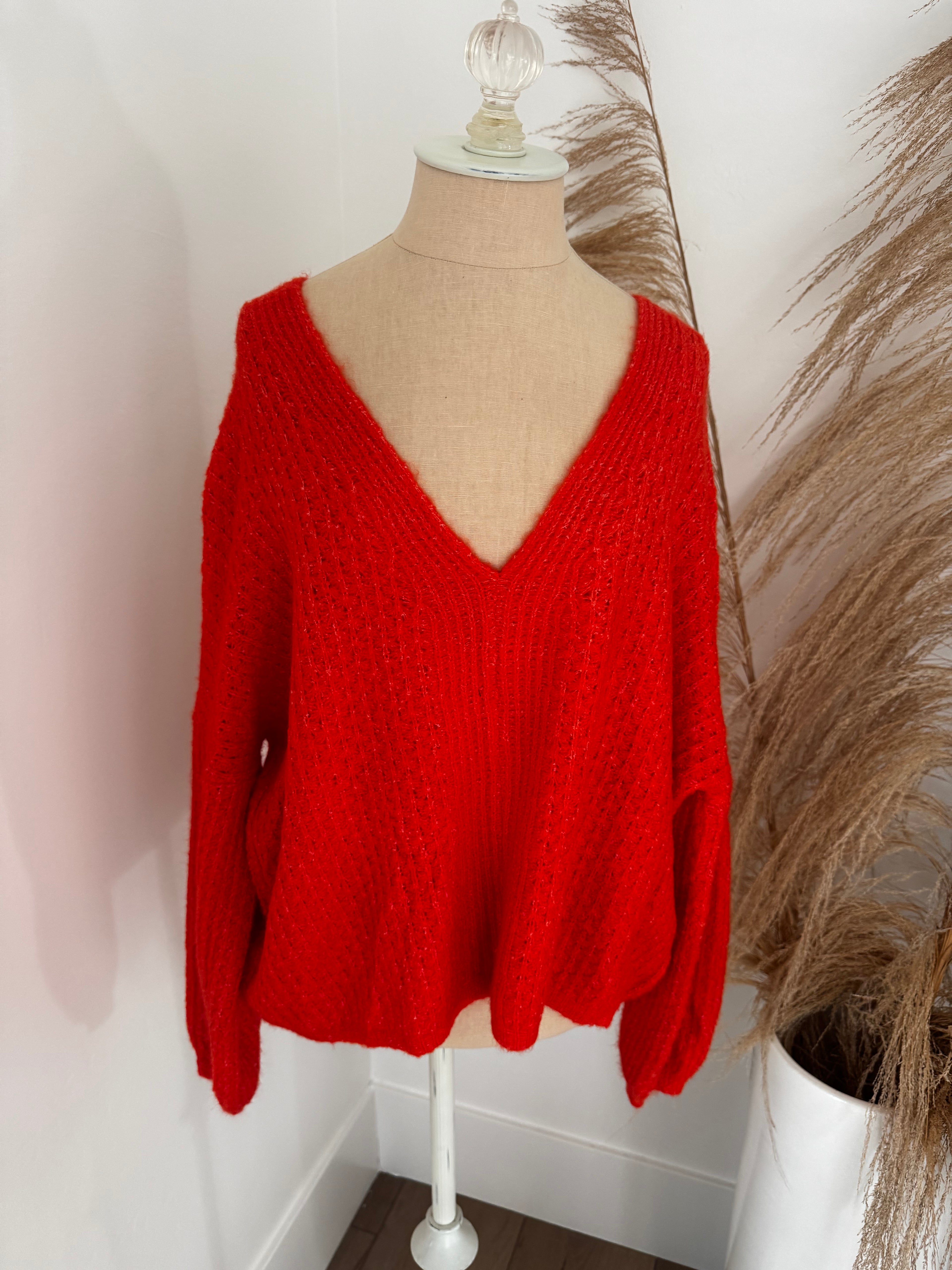Orange/Red Sweater by Vici
