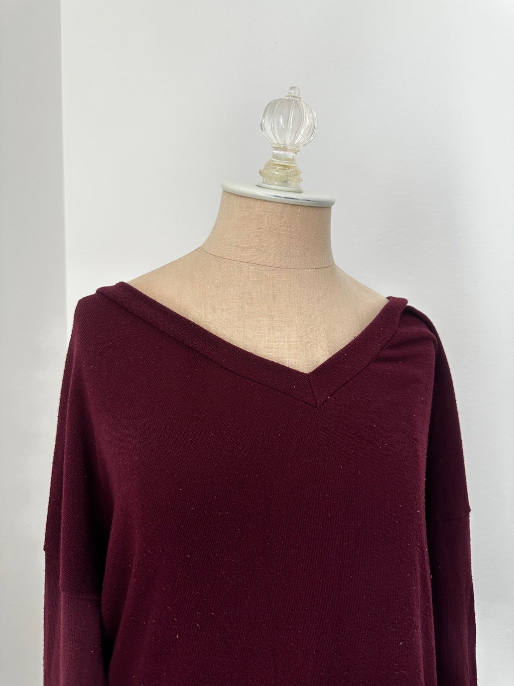 Long Sleeve Burgundy (Size Medium)