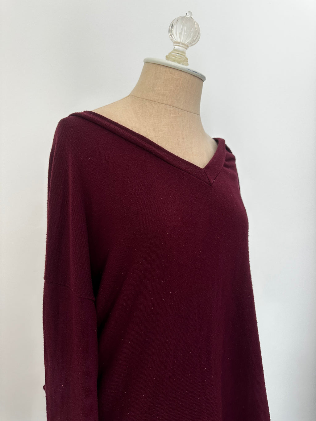 Long Sleeve Burgundy (Size Medium)