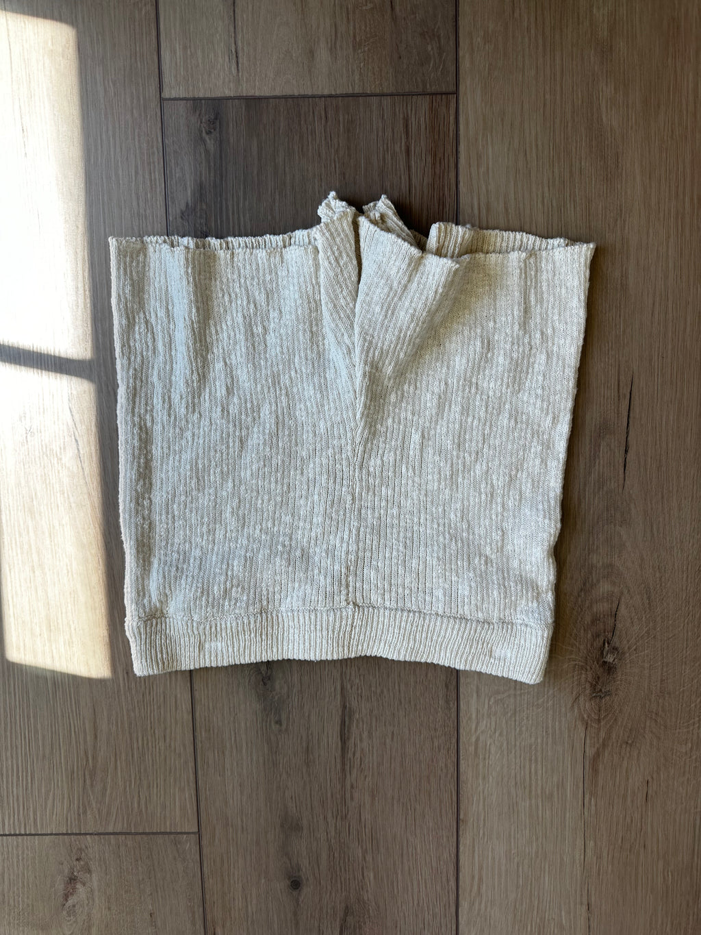 White Knit 2 Piece Set (Size Small)