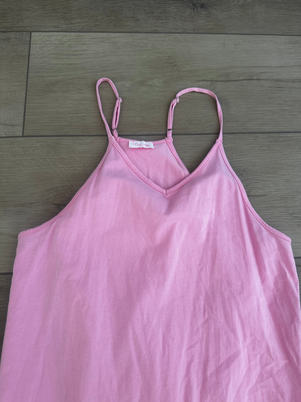 Pink Lily Halter Dress (Size Small)