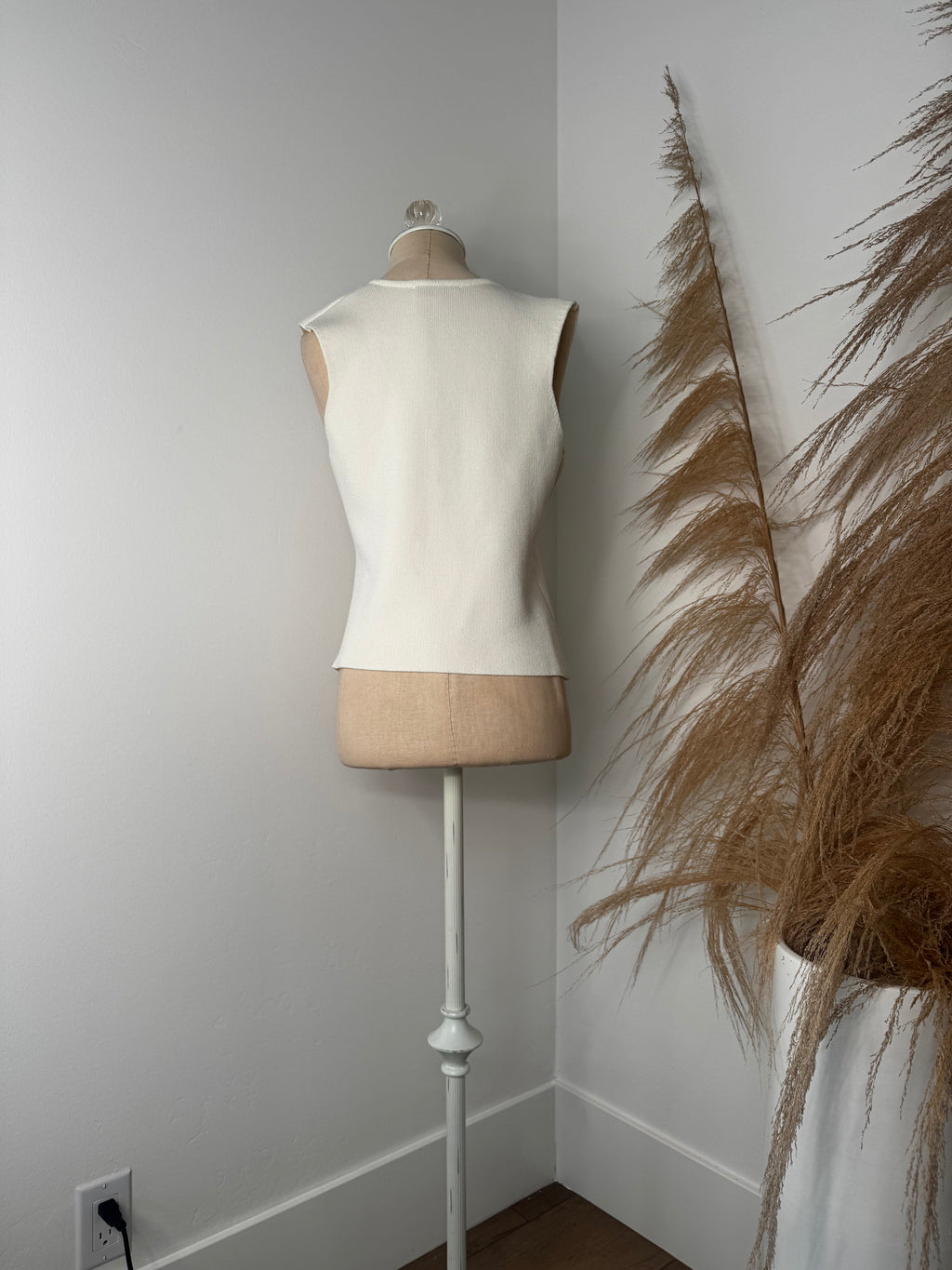 Cream Vest