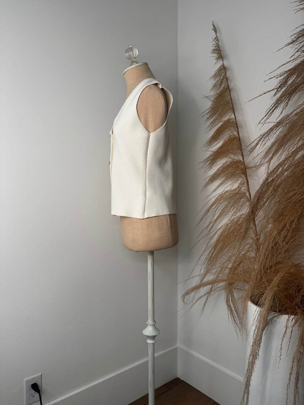 Cream Vest