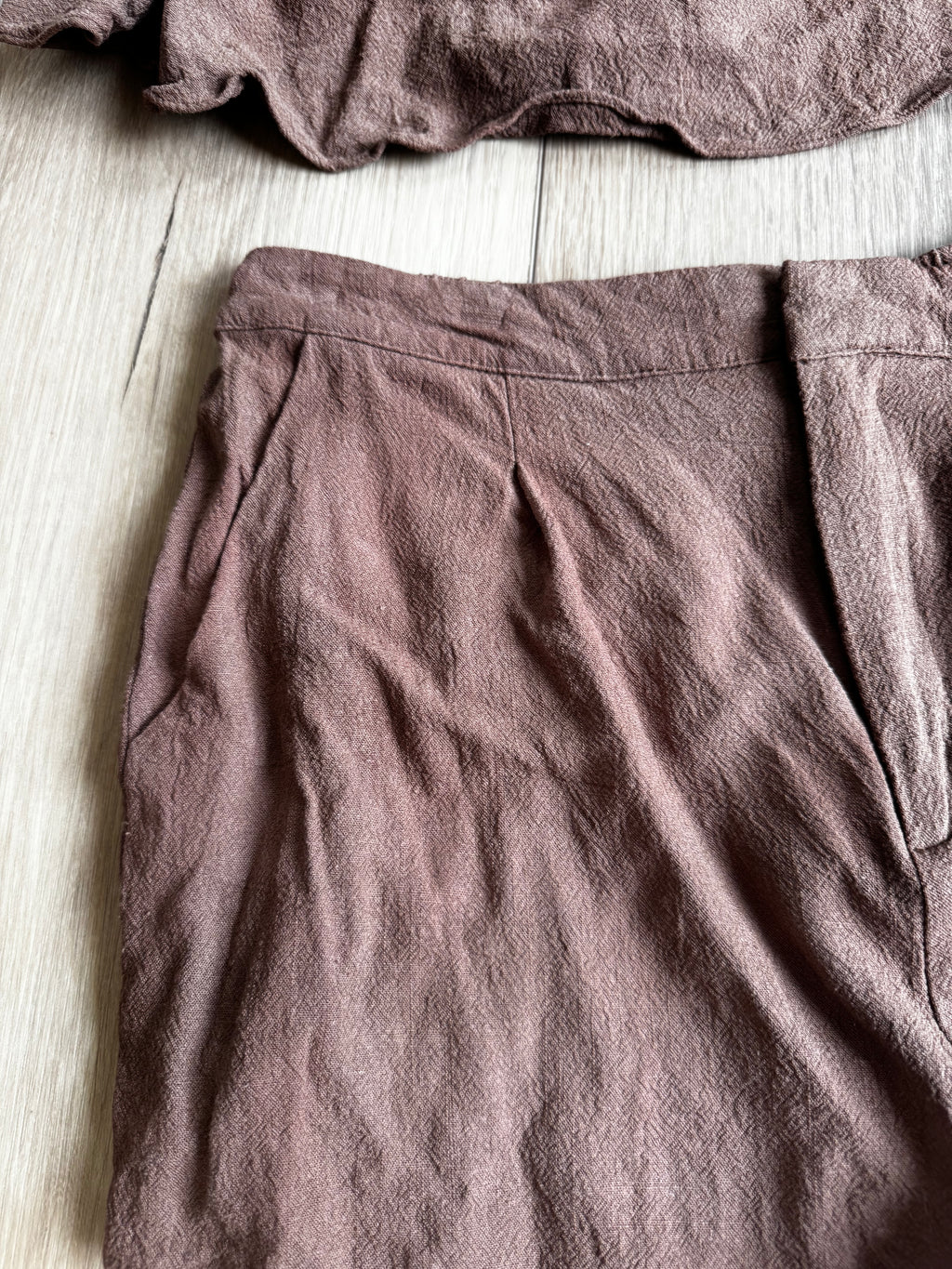 Brown Tank & Short Set by Vici (Top is L//Shorts are M)