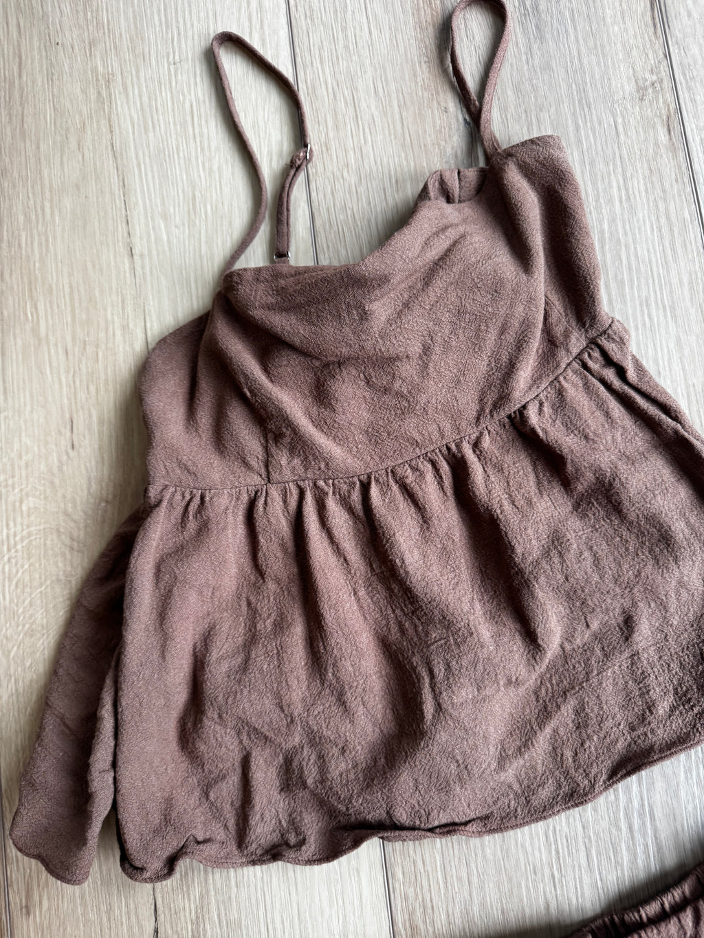 Brown Tank & Short Set by Vici (Top is L//Shorts are M)